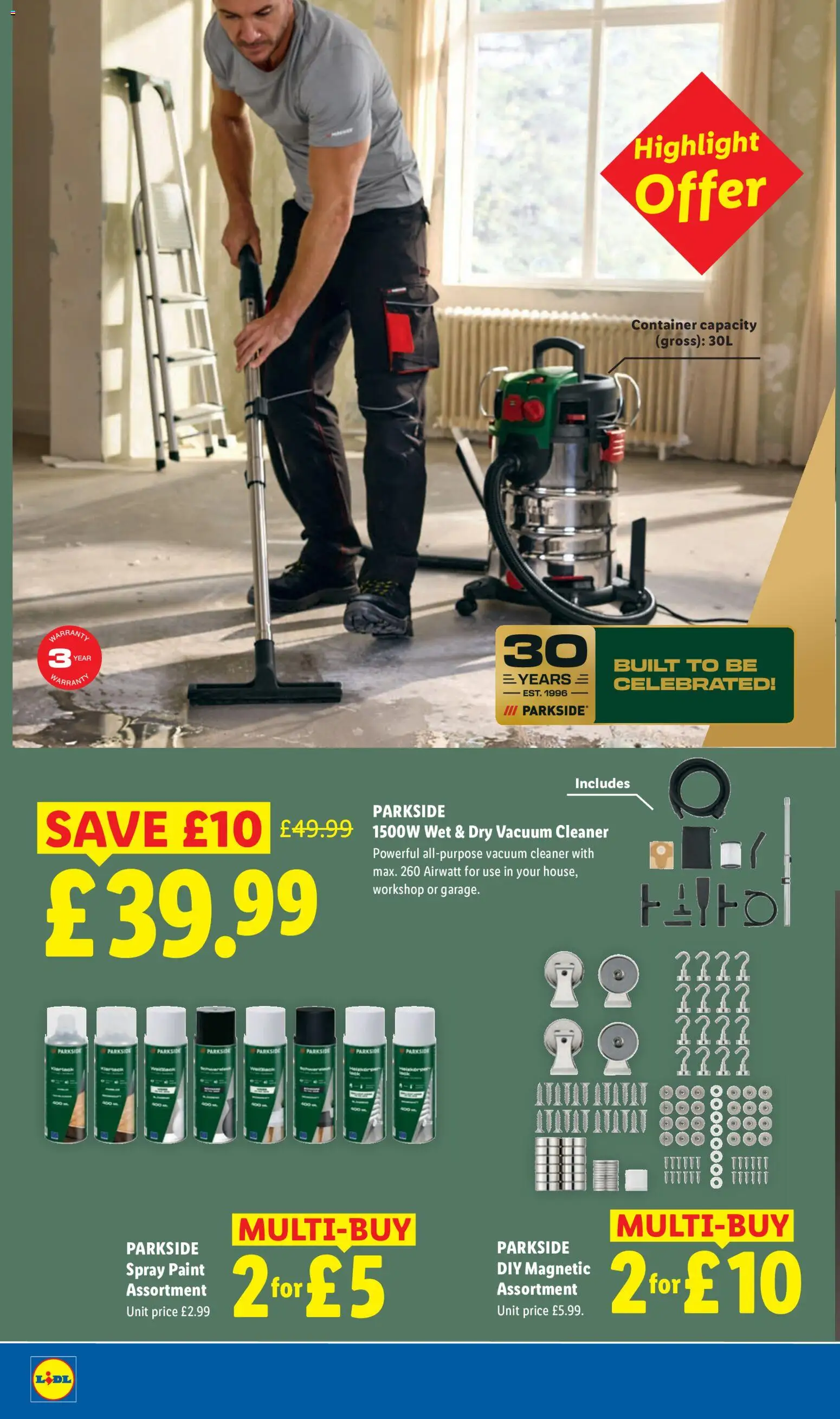 {H1} | Page: 18 | Products: Paint, Container, Vacuum cleaner