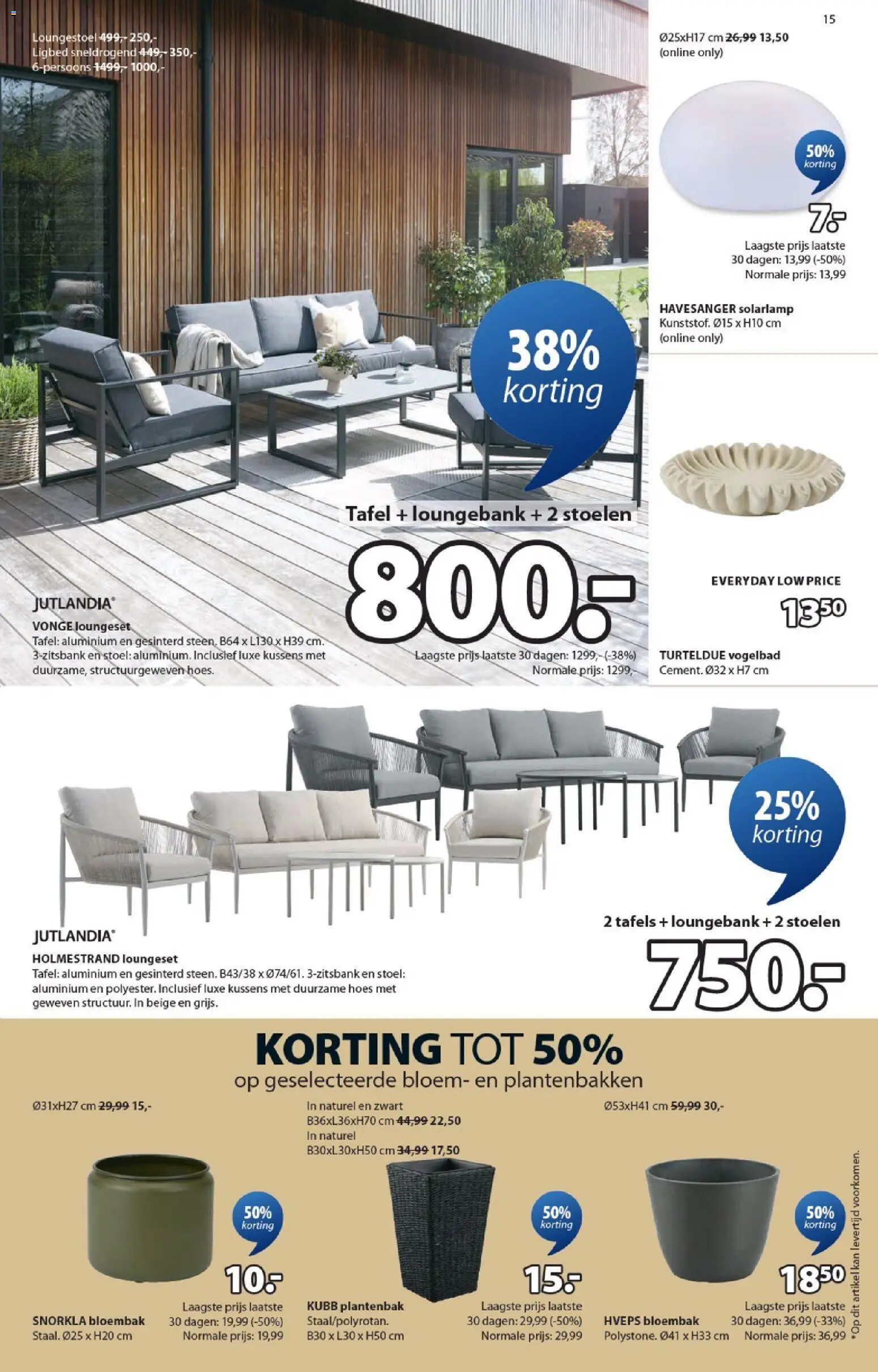 {H1} | Pagina: 15 | Producten: Bloem, Kussens, Stoel, Kan