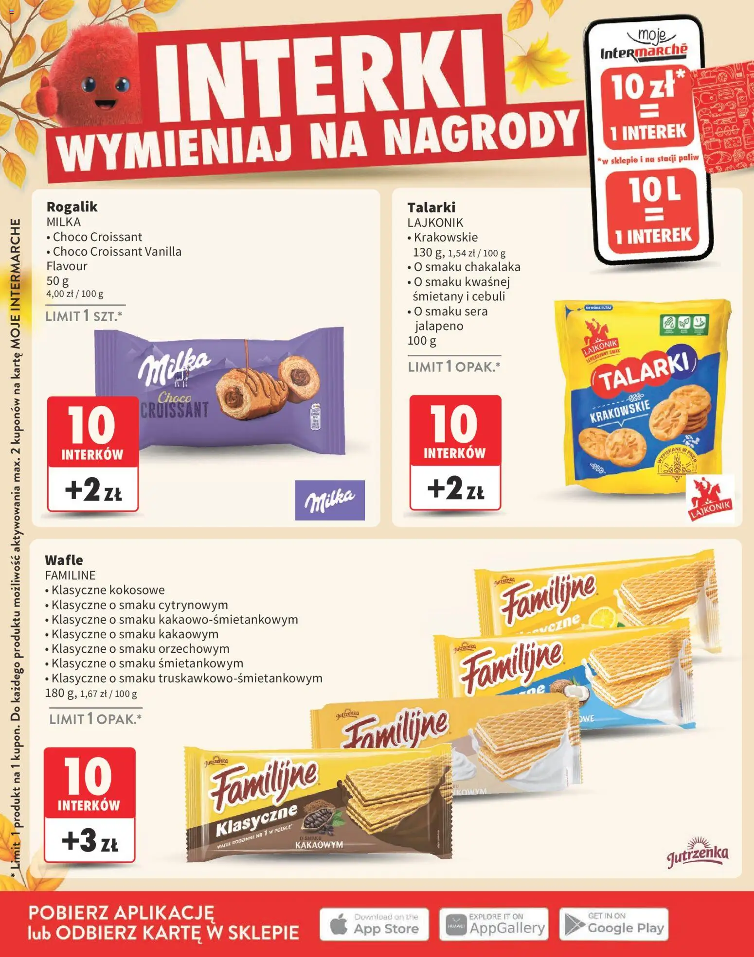 Intermarche gazetka - Interki od 03.09.2026 | Strona: 4 | Produkty: Croissant, Wafle, Milka, Jalapeno