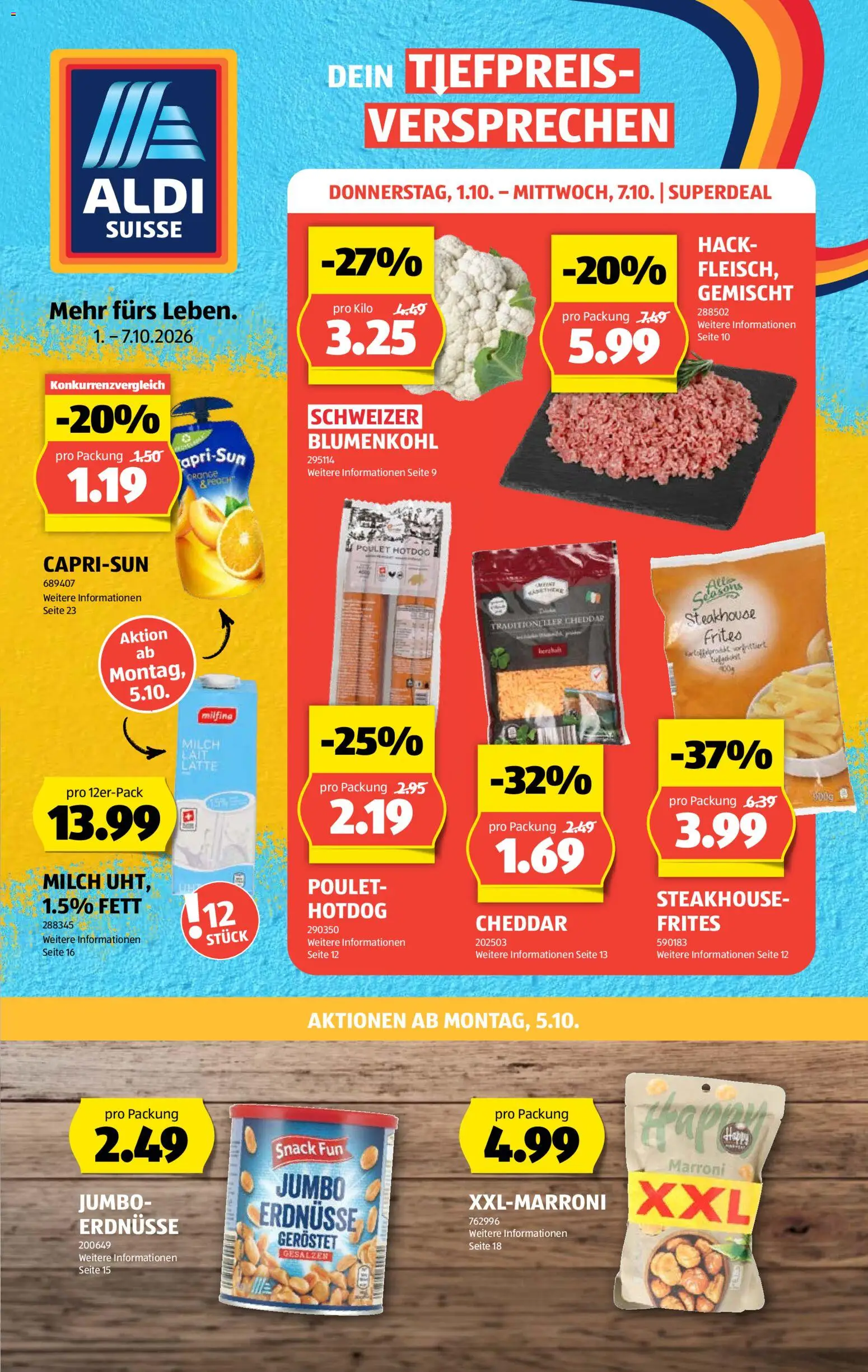 Aldi aktionen – gültig ab 01.10.2026 | Seite: 1