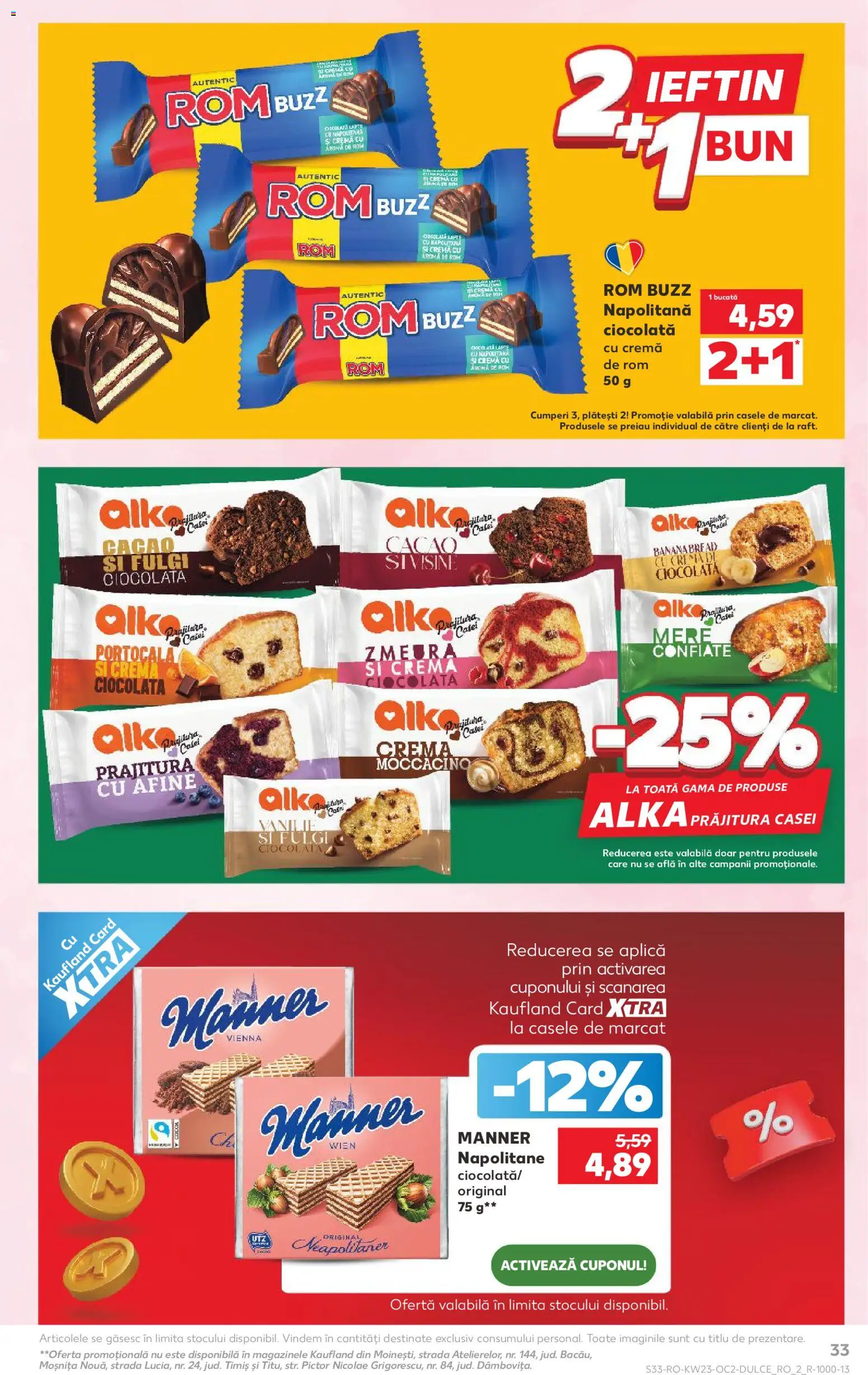 Kaufland RO akciós ujság - amely érvényes a következő dátumtól: 03.06.2026 | Oldal: 33
