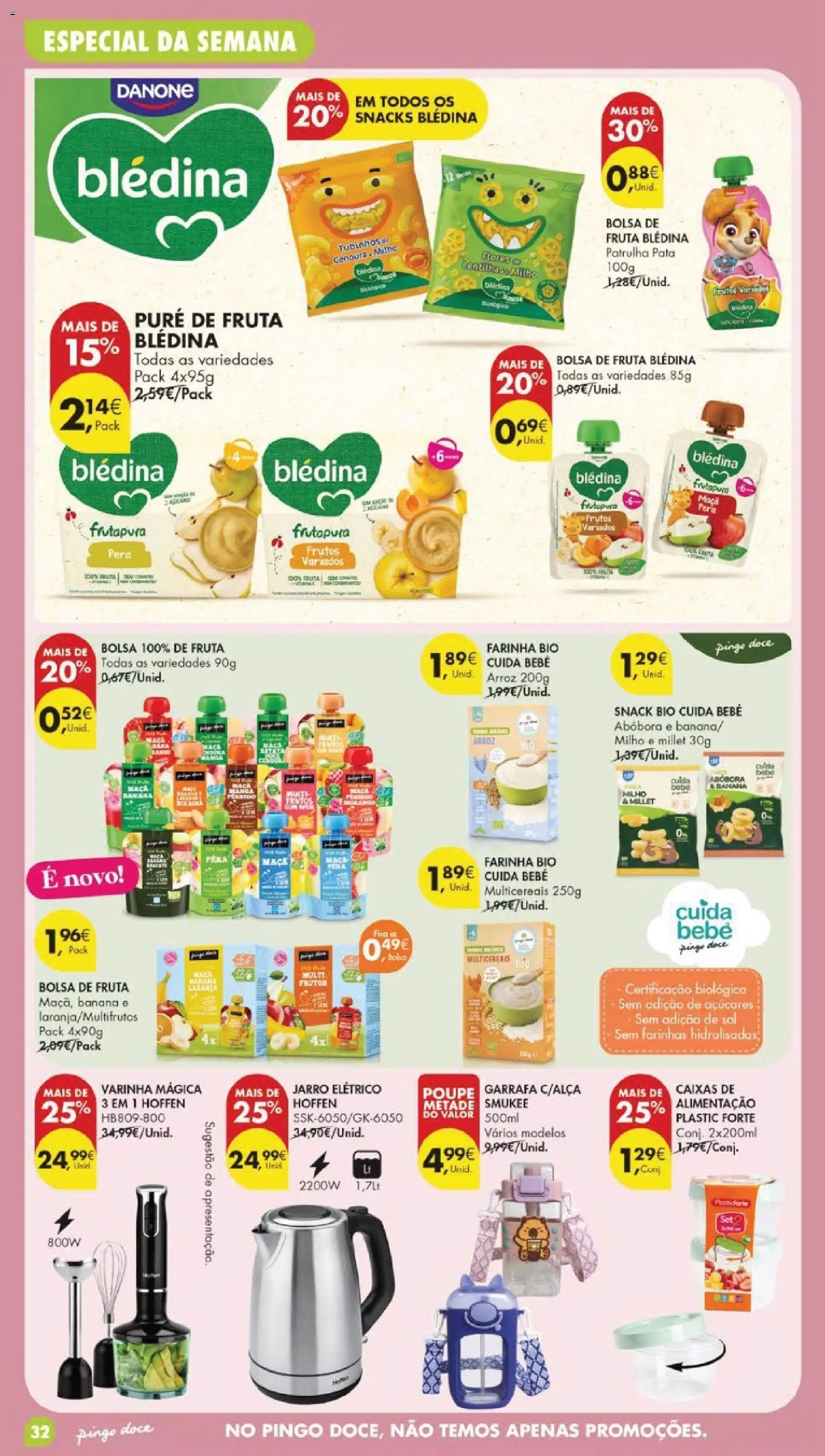 Pingo Doce folheto │ válido de 19.05.2026 | Página: 36 | Produtos: Bolsa, Banana, Flores, Arroz