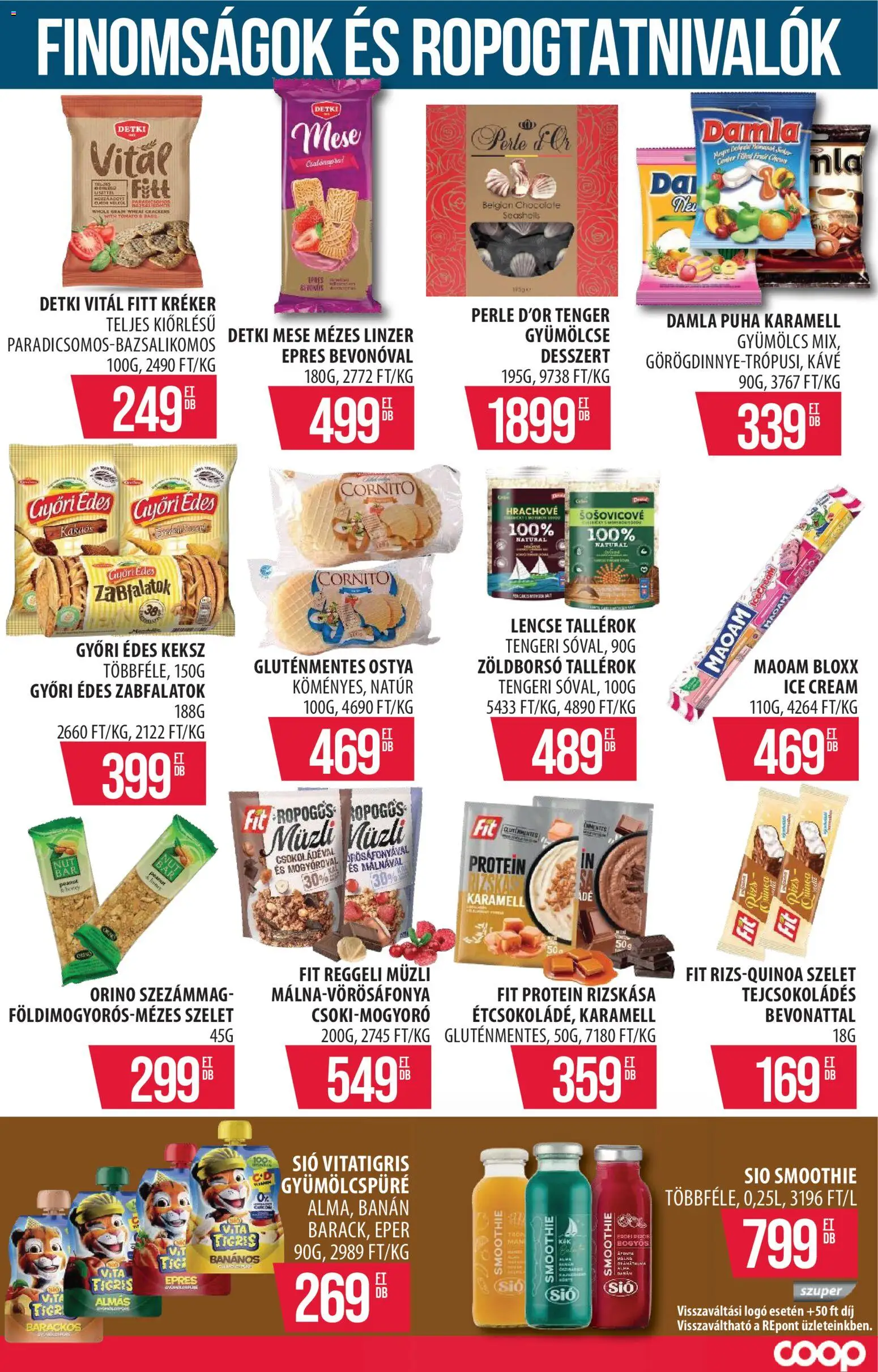 COOP Szolnok akciós ujság - amely érvényes a következő dátumtól: 2026.07.09. | Oldal: 15 | Termékek: Zöldborsó, Szezámmag, Gluténmentes, Keksz