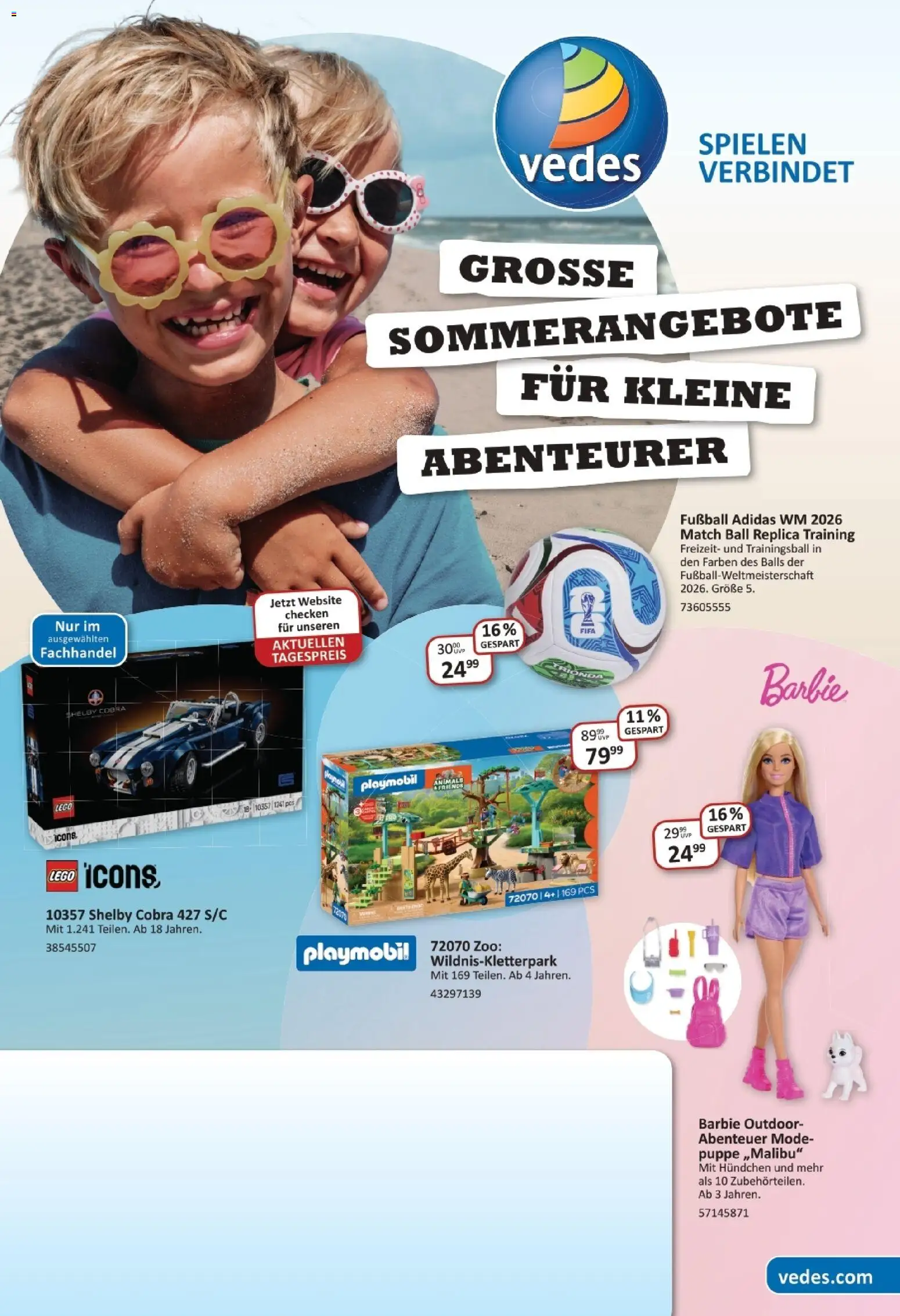 Vedes Prospekt 	 – gültig ab 12.05.2026 | Seite: 1 | Produkte: Fußball