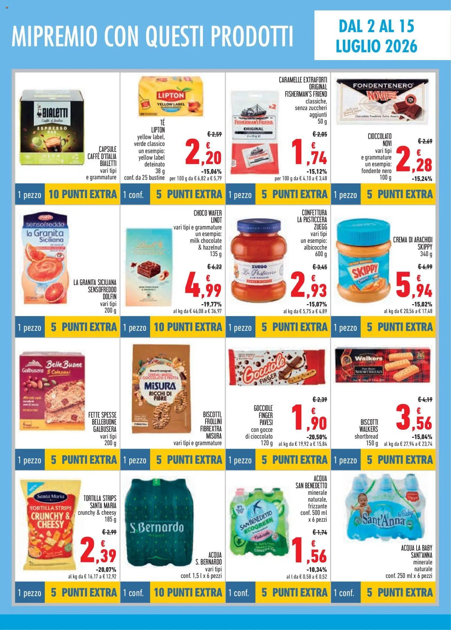 Volantino Conad del 18.06.2026 | Pagina: 13 | Prodotti: Crema, Tè, Acqua, Arachidi