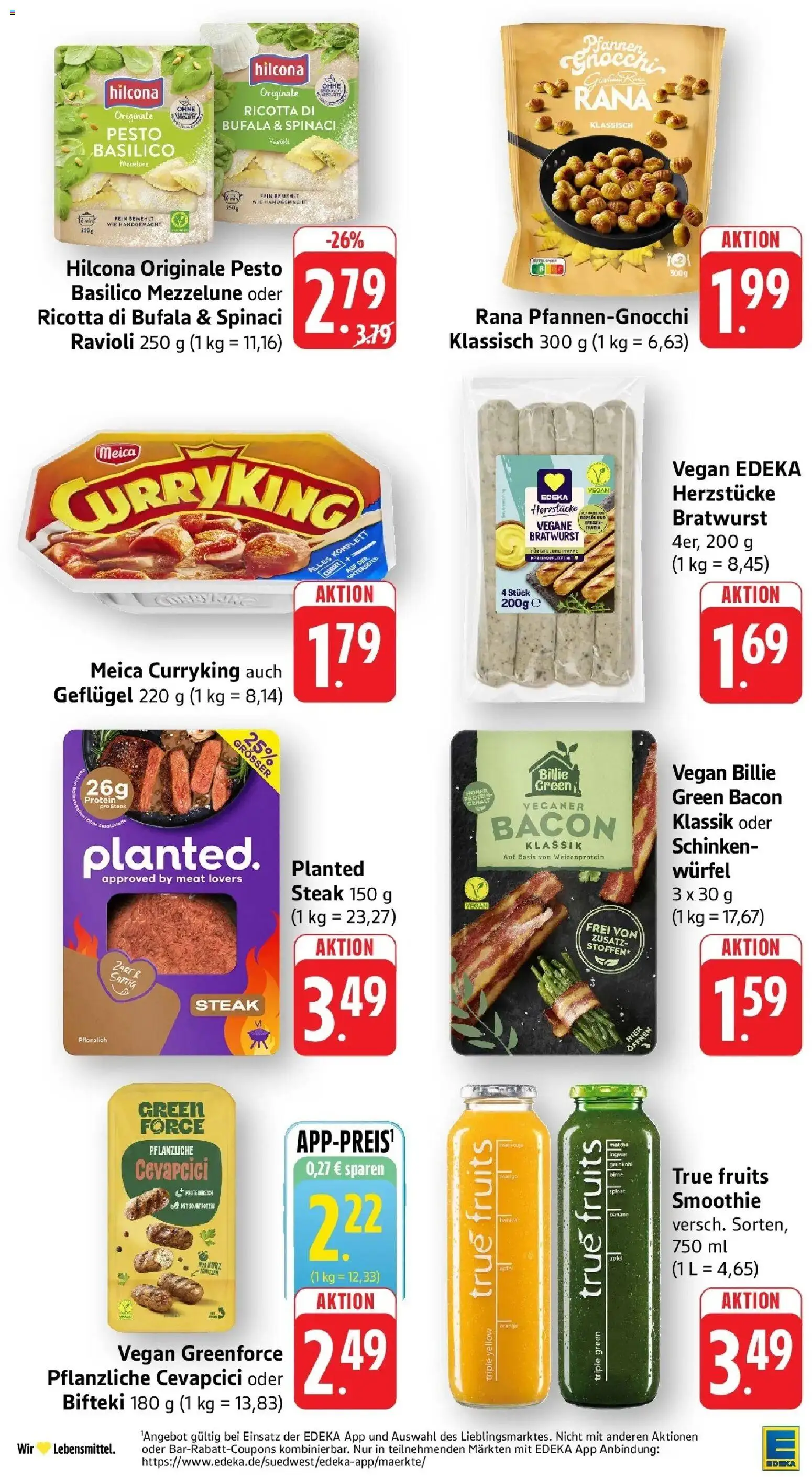 Edeka Prospekt Trier – gültig ab 08.06.2026 | Seite: 20 | Produkte: HP, Birne, Steak, Erbsen