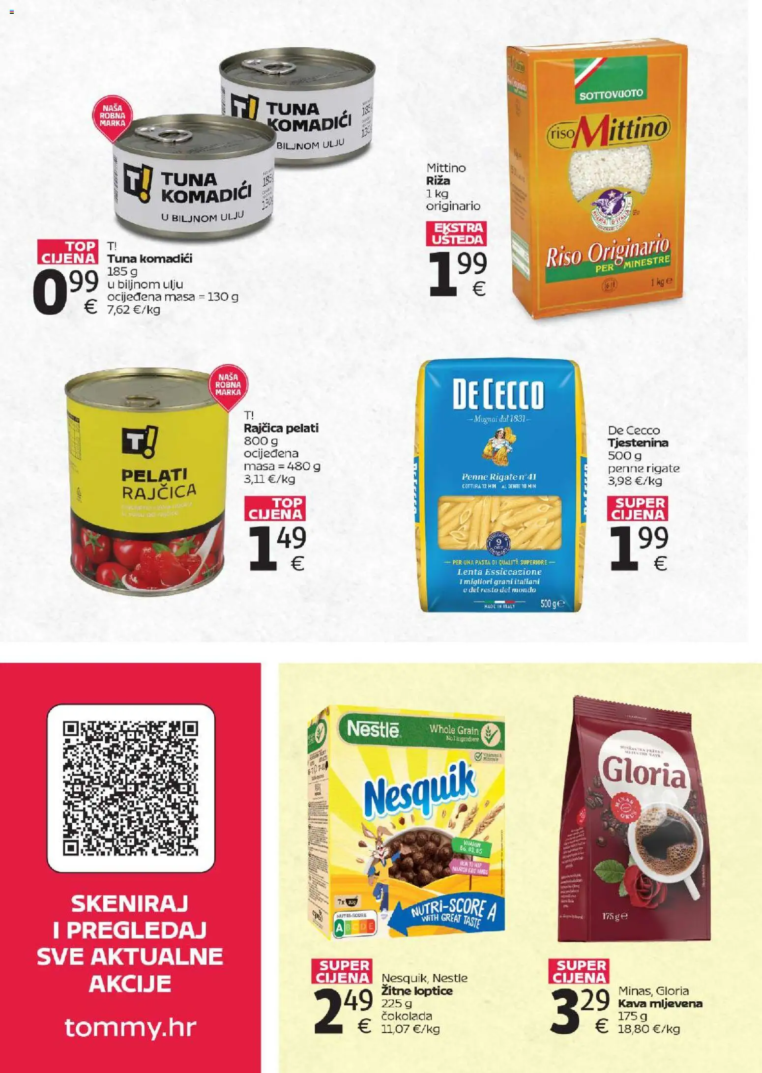 Tommy katalog | vrijedi od 21.05.2026 | Stranica: 2 | Proizvodi: Kava, Čokolada, Tjestenina, Tuna