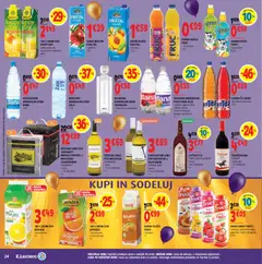 E.leclerc katalog akcije – veljaven od 14.10.2026 | Stran: 24 | Izdelki: Mineralna voda, Sok, Caj, Voda