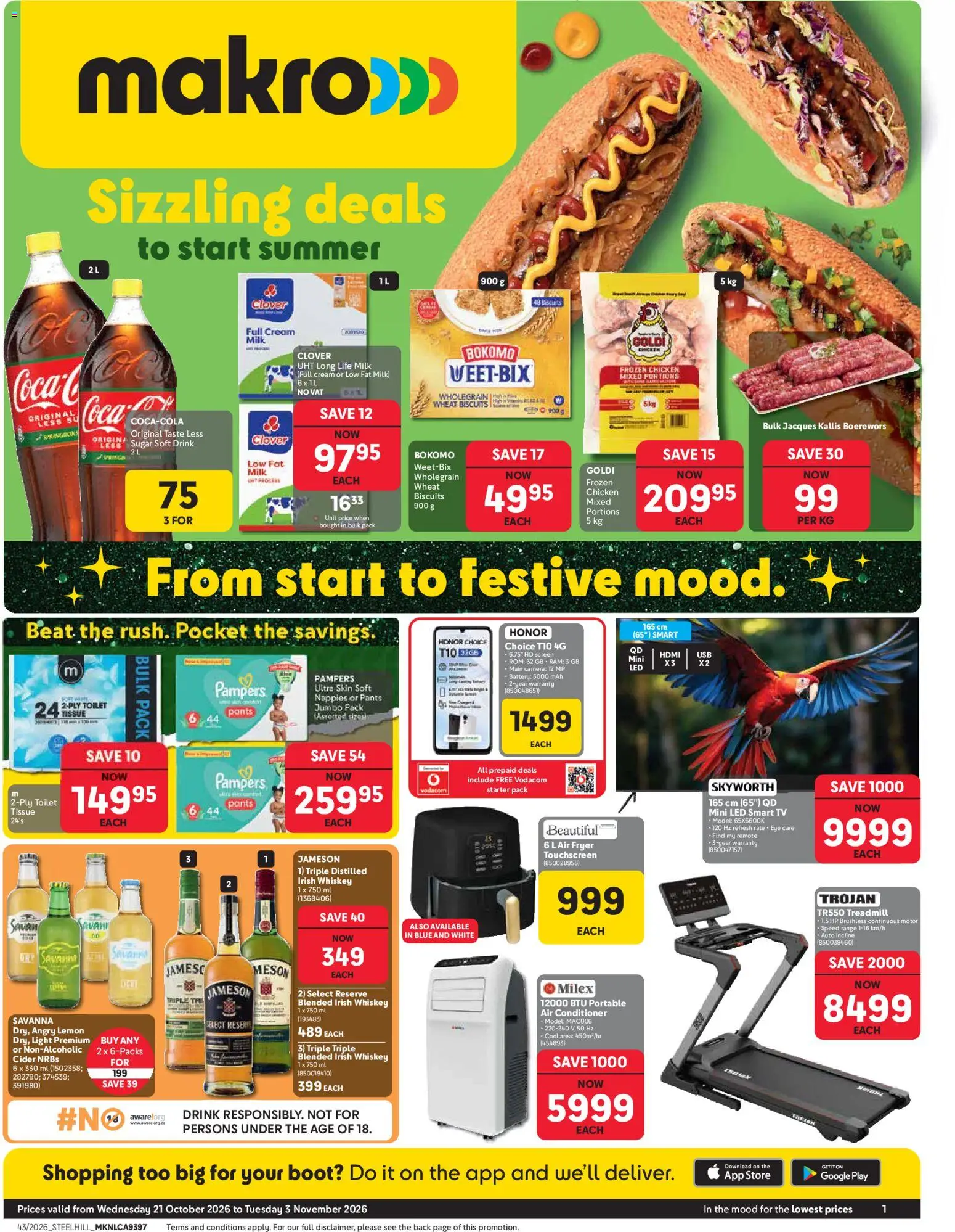 New Makro catalogue – valid from 21/10/2026 | Page: 1 | Products: Light, Biscuits, Whiskey, Sugar