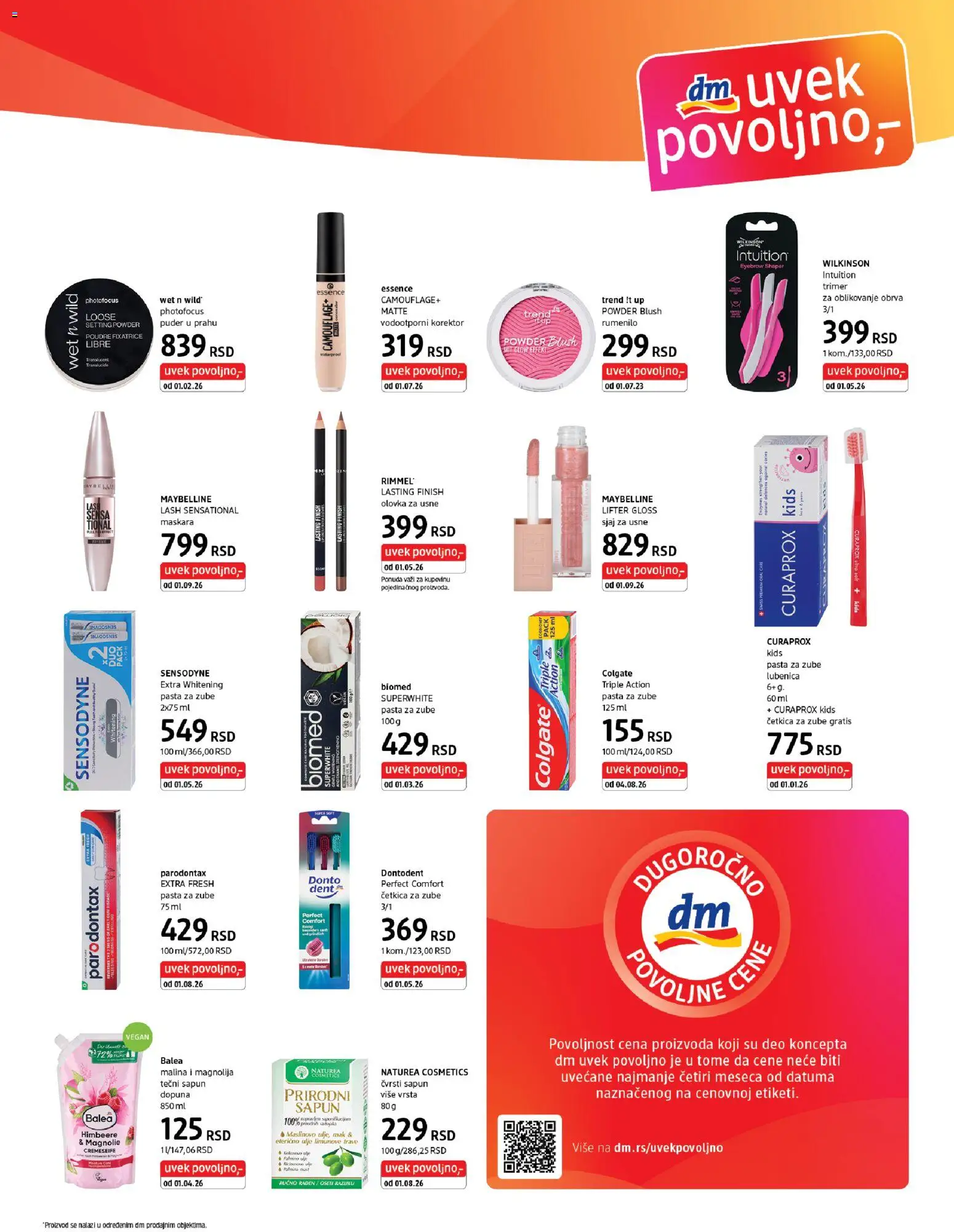 DM Drogerie katalog - važi od 16.05.2026 | Strana: 3 | Proizvode: Tečni sapun, Mak, Parodontax, Pasta za zube