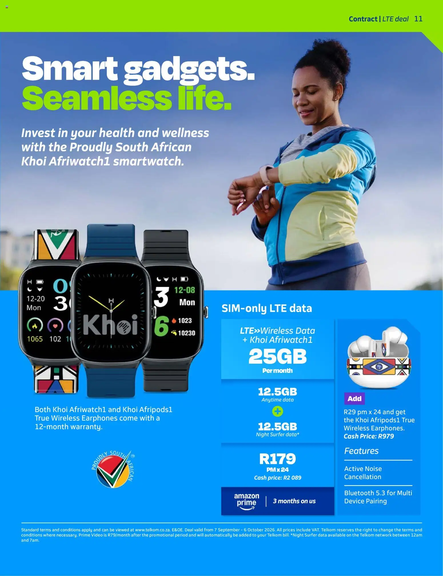 New Telkom catalogue – valid from 07/09/2026 | Page: 11 | Products: Data, Earphones