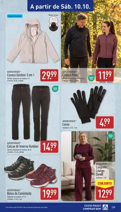 Pré-visualização Casaco Polar, Sortido; tamanhos de senhora: S-L e homem: M-XL; unidade válido de 05/10/2026 | Página: 35 | Produtos: Botas, Luvas, Casaco, Calças