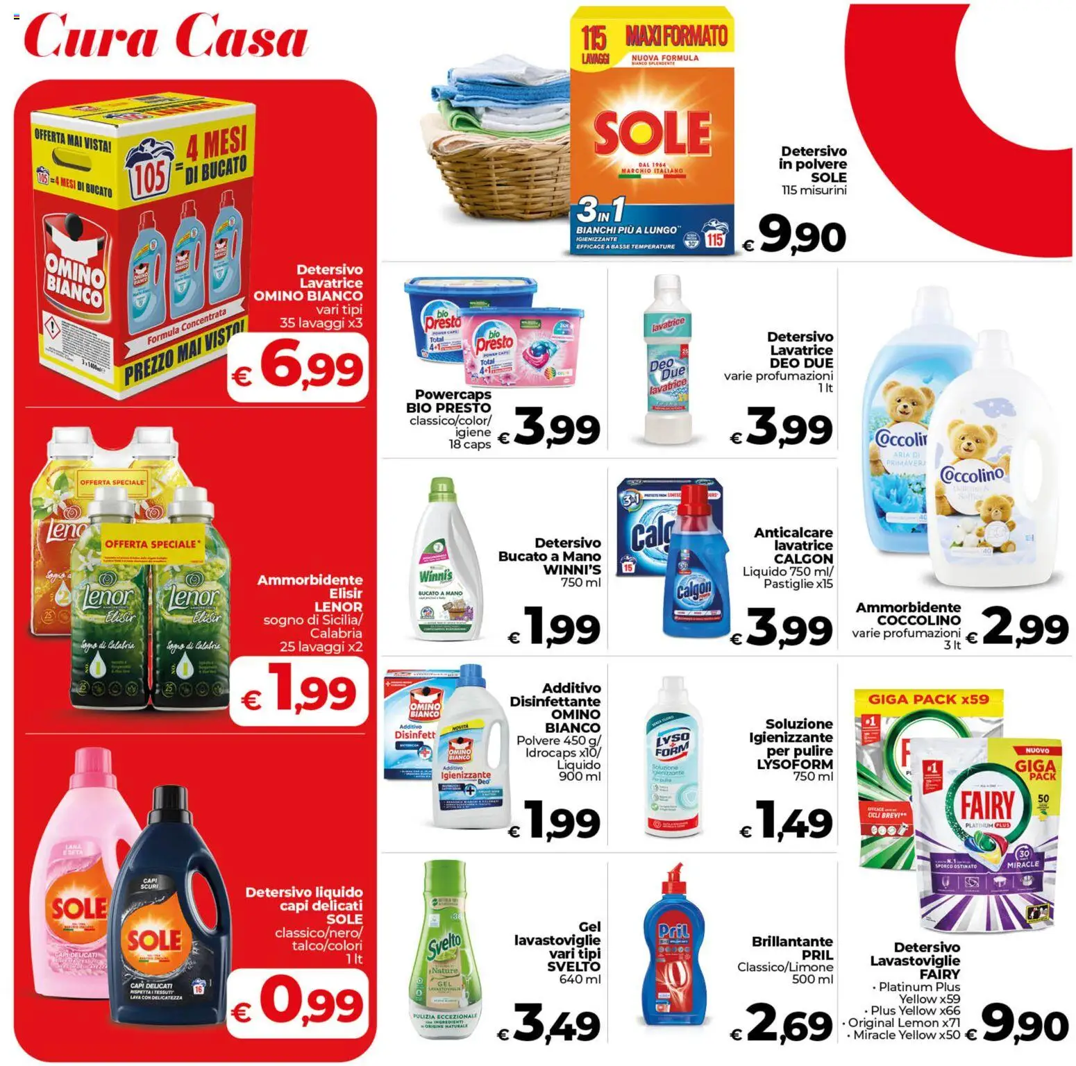 Volantino COOP del 30/07/2026 | Pagina: 30 | Prodotti: Ammorbidente, Anticalcare, Lavatrice, Lavastoviglie