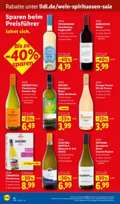 Náhled letáku Lidl Německo leták - Wein & Spirituosen od 01.10.2026 | Strana: 18 | Produkty: Vegan, Moscato, Deluxe