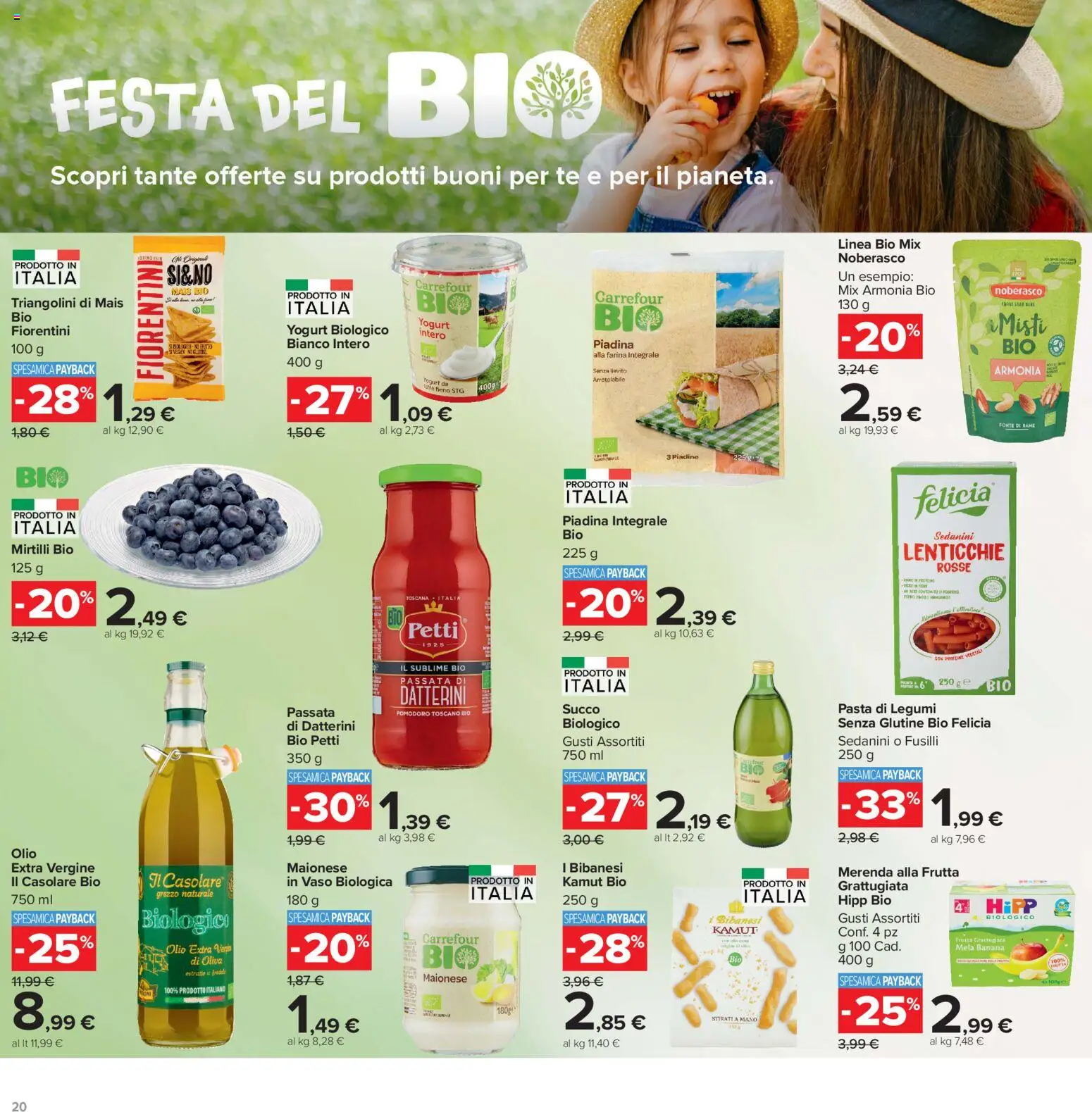 Volantino Carrefour del 16.06.2026 | Pagina: 20 | Prodotti: Legumi, Maionese, Pomodoro, Mais