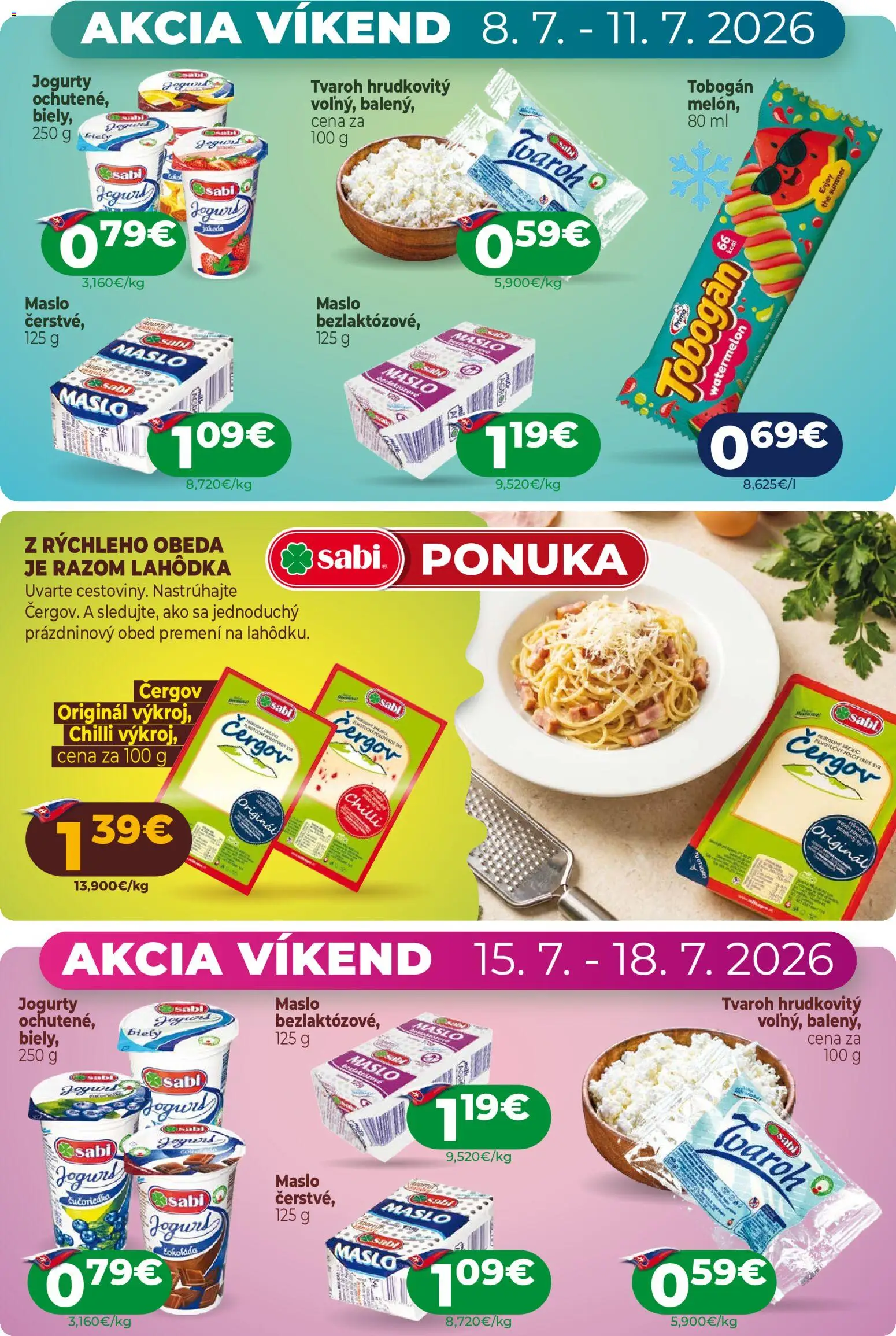 Nové Milk Agro akcie – leták je platný od 08.07.2026 | Strana: 3 | Produkty: Maslo, Jogurt, Chilli, Čokoláda