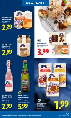 Lidl-mainoslehti voimassa 17/09/2026 alkaen | Sivu: 11 | Tuotteet: Siideri
