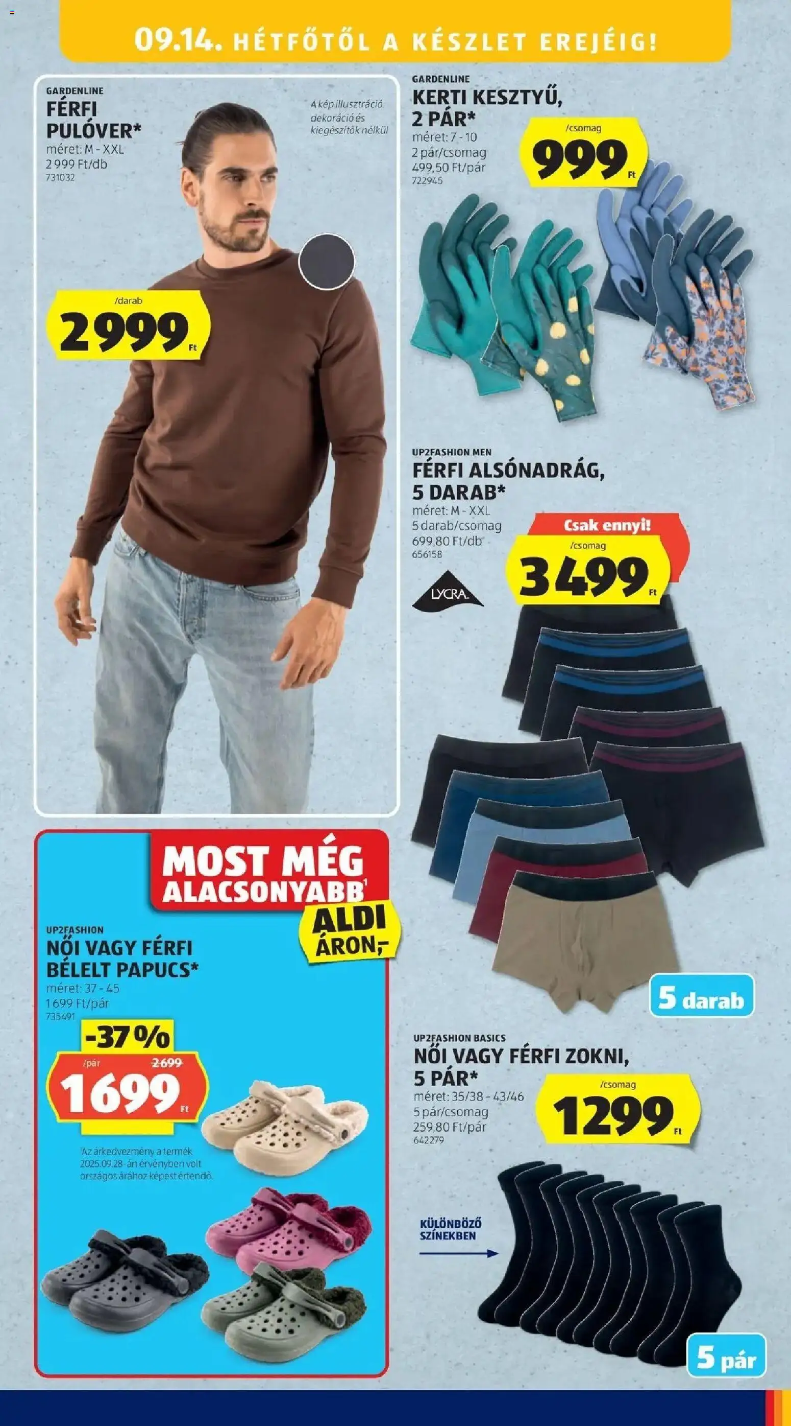 Aldi akciós ujság - amely érvényes a következő dátumtól: 2026.09.05. | Oldal: 37 | Termékek: Dekoráció
