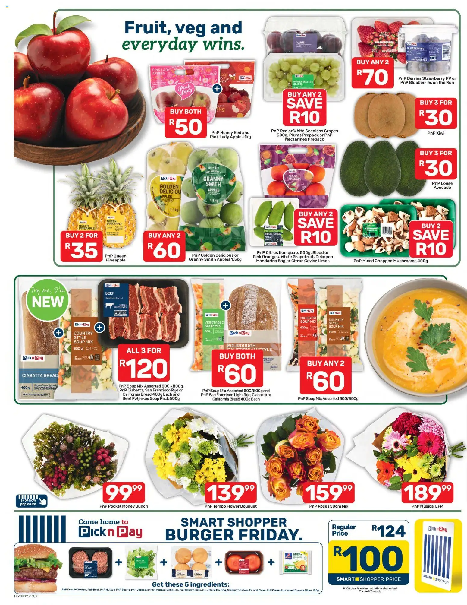 New Pick n Pay catalogue – valid from 17/08/2026 | Page: 2 | Products: Light, Oranges, Kiwi, Soup