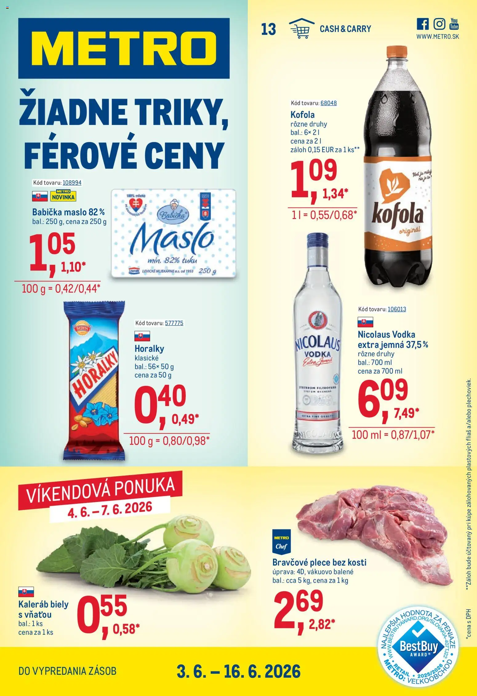 Nové Metro akcie – leták je platný od 03.06.2026 | Strana: 1