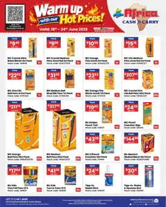 Africa Cash & Carry specials catalogue – valid from 18/06/2026 | Page: 61 | Products: Pencil, Pen, Stock