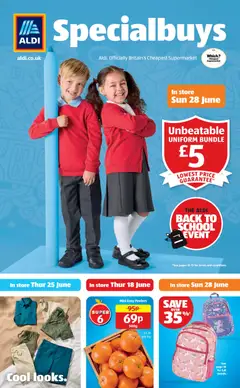 Preview of Weekly offers Aldi Back to school Scottisch valid from 22/06/2026