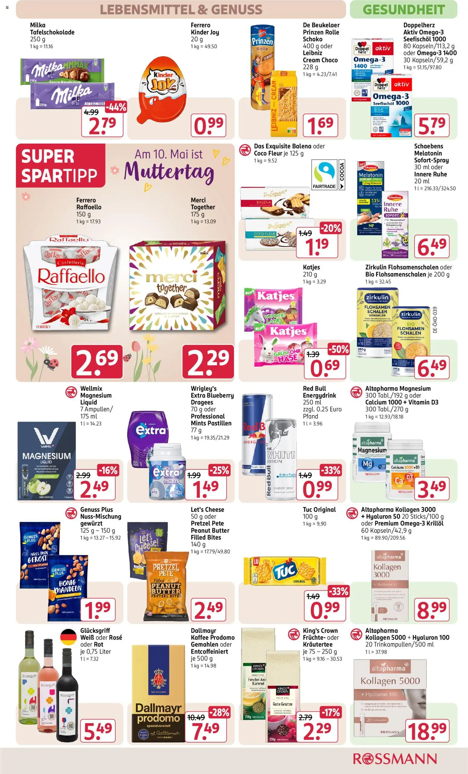 Rossmann Prospekt 	 – gültig ab 04.05.2026 | Seite: 15 | Produkte: Energy, Butter, Kaffee, Mandeln