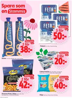 ICA Supermarket erbjudanden - Förhandsvisning av reklamblad från butik ICA Supermarket aktuell från 11.05.2026 | Sida: 2 | Produkter: Gem, Chips, Fetaost, Tv