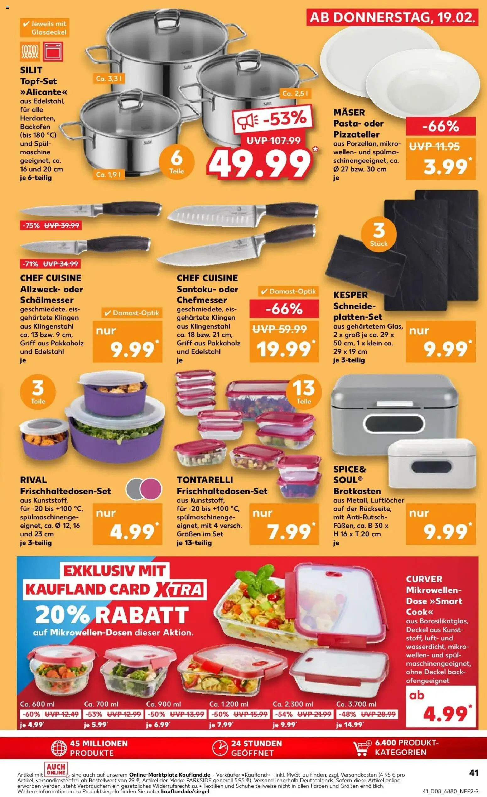 Kaufland prospekt Hermeskeil	 – gültig ab 19.02.2026 | Seite: 49 | Produkte: Box, Backofen, Pasta, Eis