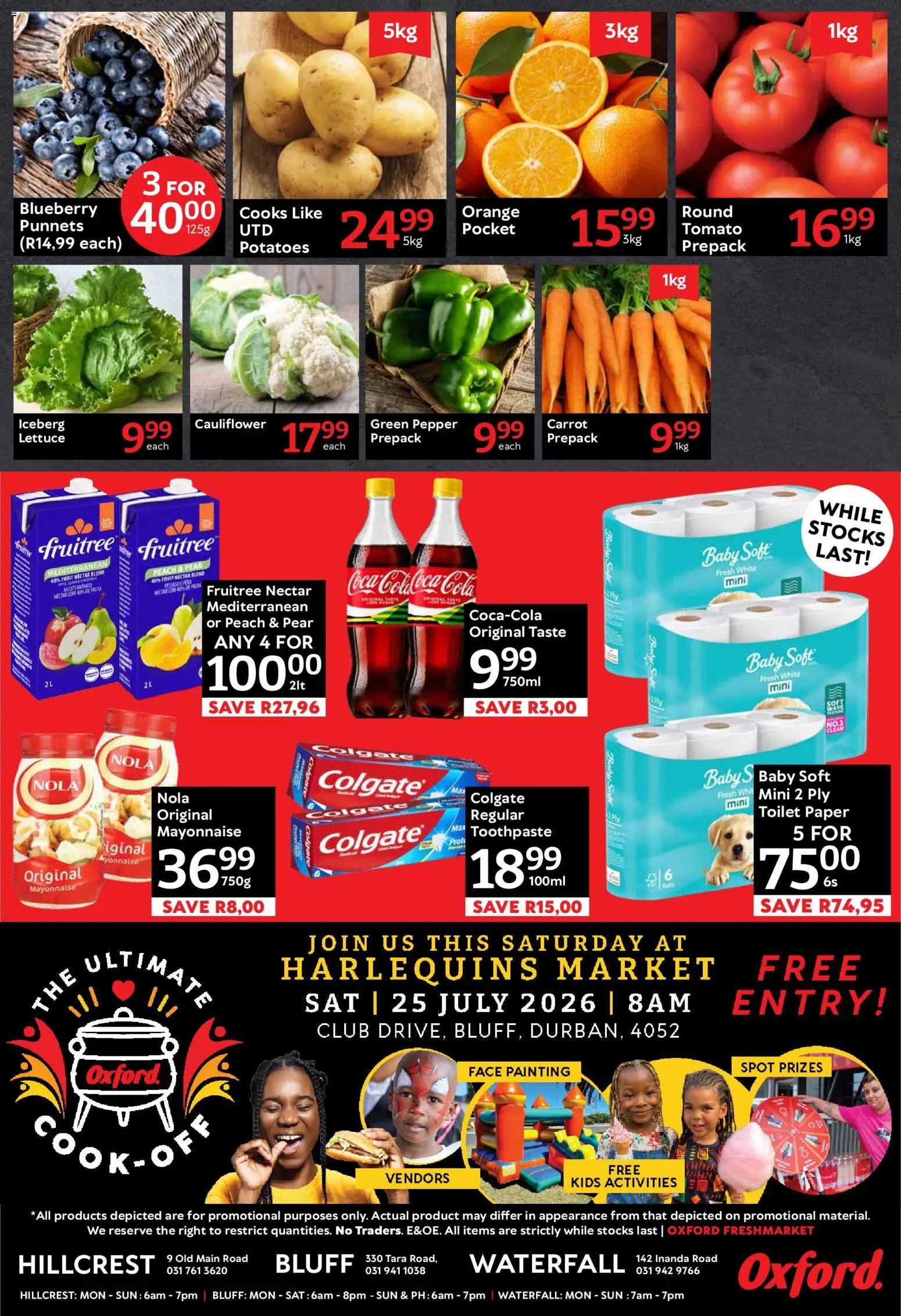 New Oxford Freshmarket catalogue – valid from 25/07/2026 | Page: 2 | Products: Paper, Mayonnaise, Lettuce, Peach