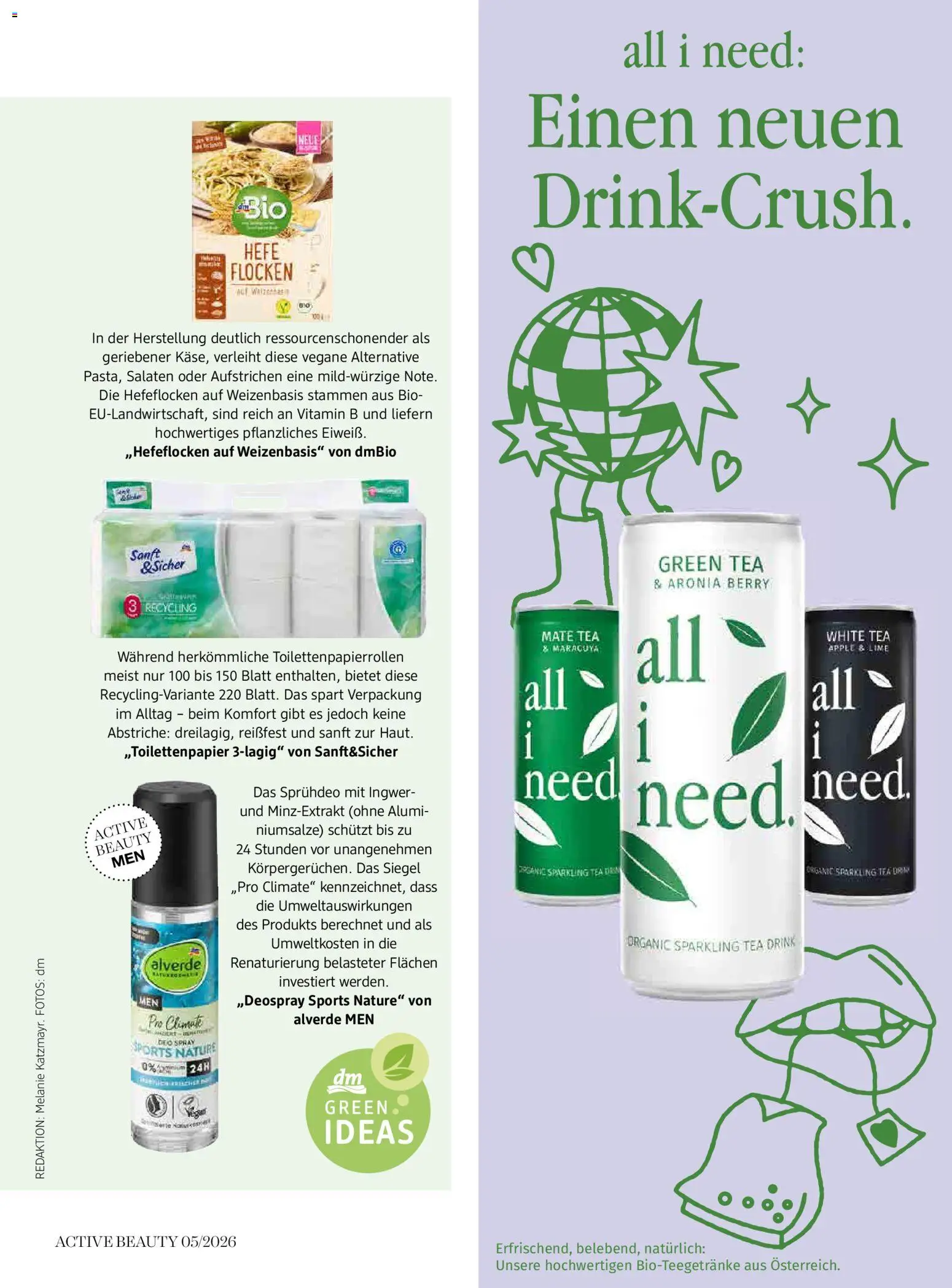 dm drogerie markt Active Beauty Magazin 05/2026 gültig ab 01.05.2026 | Seite: 103 | Produkte: Flocken, Apple