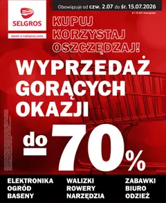Pogląd oferty "Selgros cash&carry gazetka - Totalna Wyprzedaż" - ważna od 02.07.2026