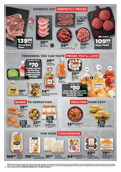 OK Foods specials catalogue – valid from 12/08/2026 | Page: 2 | Products: Cheesecake, Chocolate, Pork, Lettuce