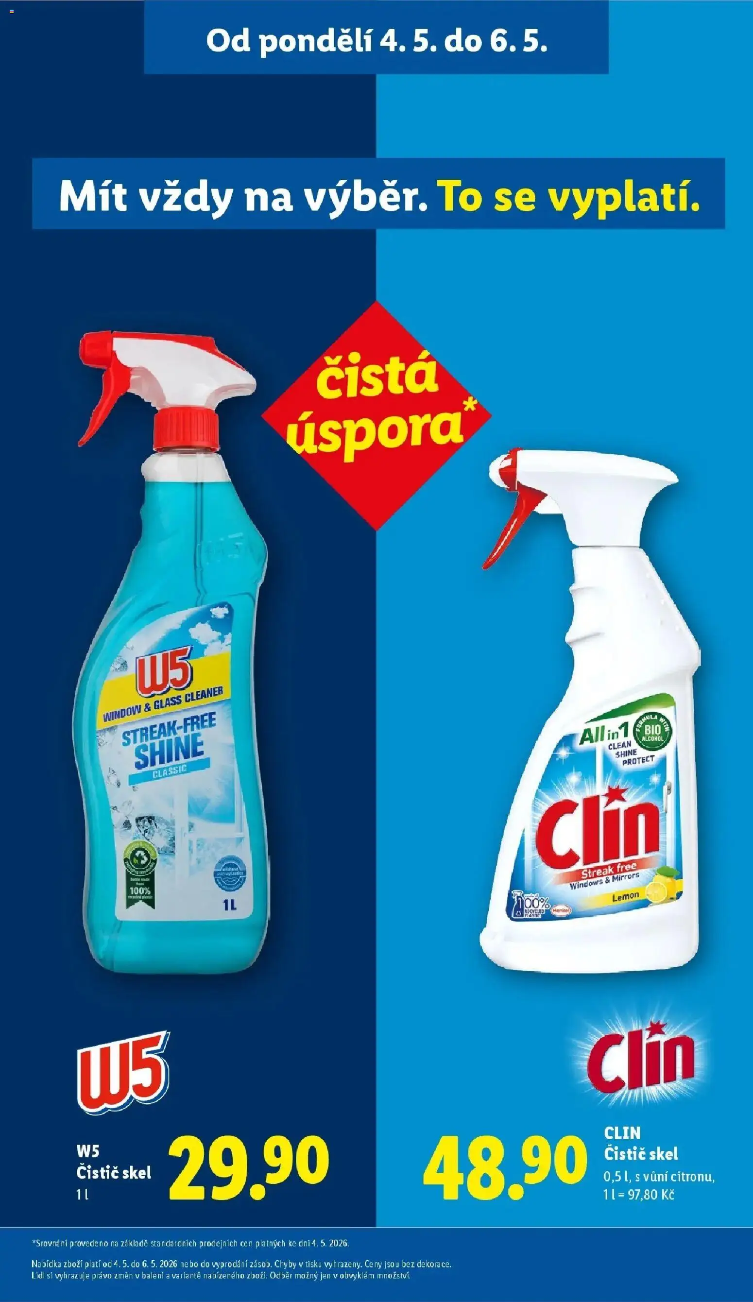 Lidl aktuální leták od 06.05.2026 | Strana: 29 | Produkty: Clin, W5