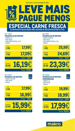 Pré-visualização Makro Leve Mais Pague Menos - Carne Fresca válido de 01/09/2026