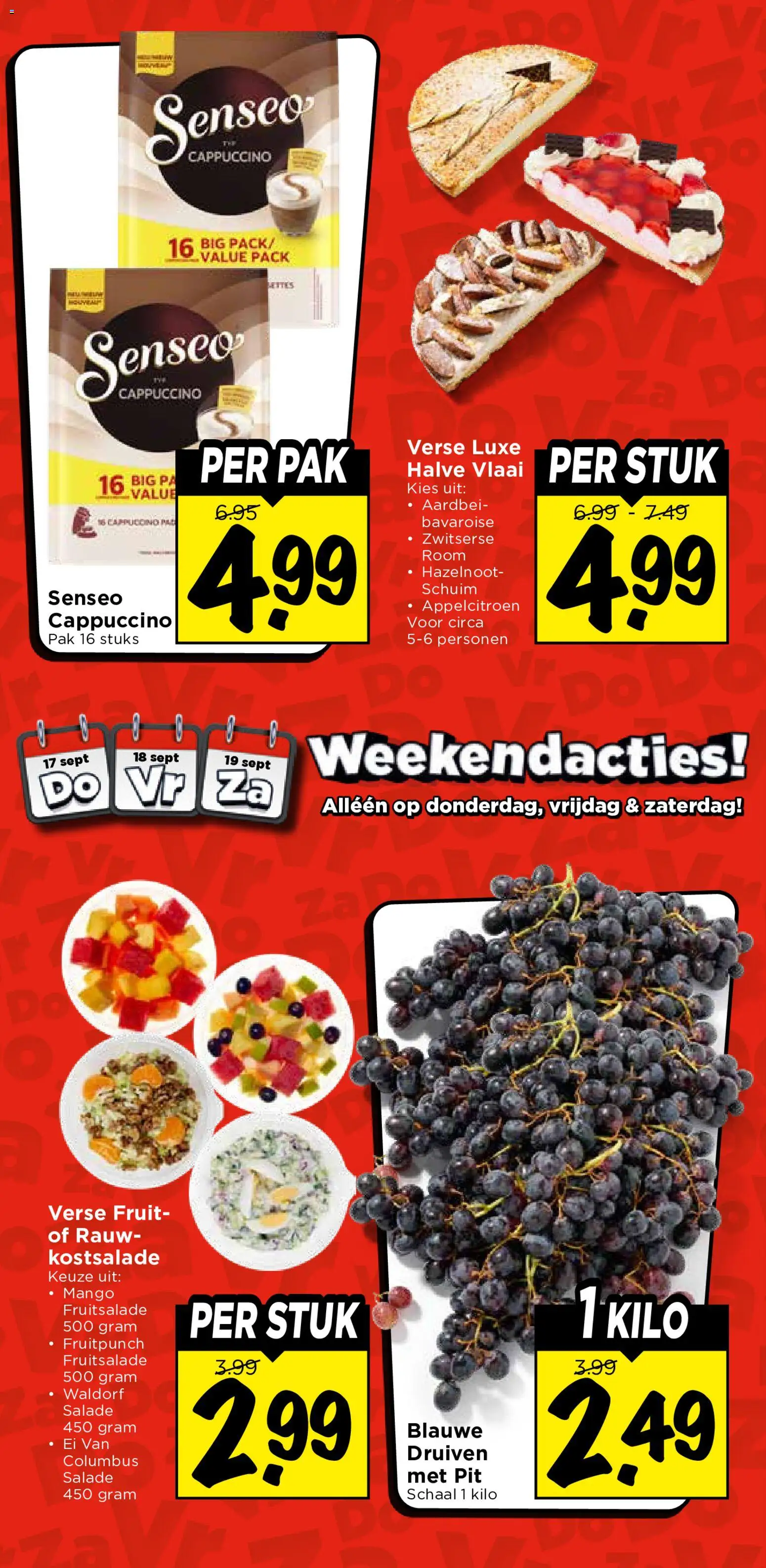 {H1} | Pagina: 42 | Producten: Salade, Mango, Cappuccino, Aardbei