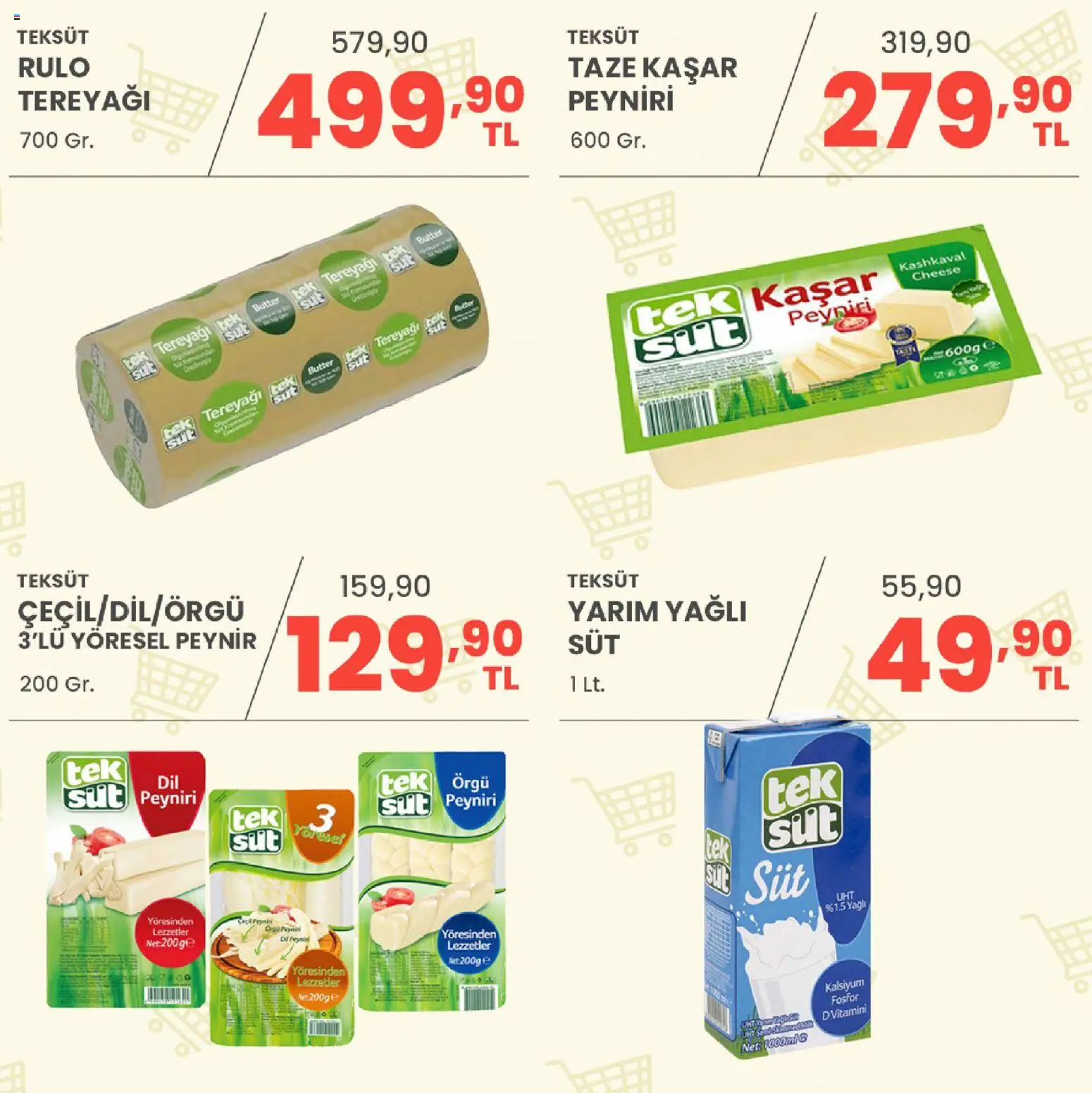 Sarıyer Katalog - 23 Ekim 2026 tarihinden itibaren geçerlidir | Sayfa: 12 | Ürünler: Tereyağı, Peynir