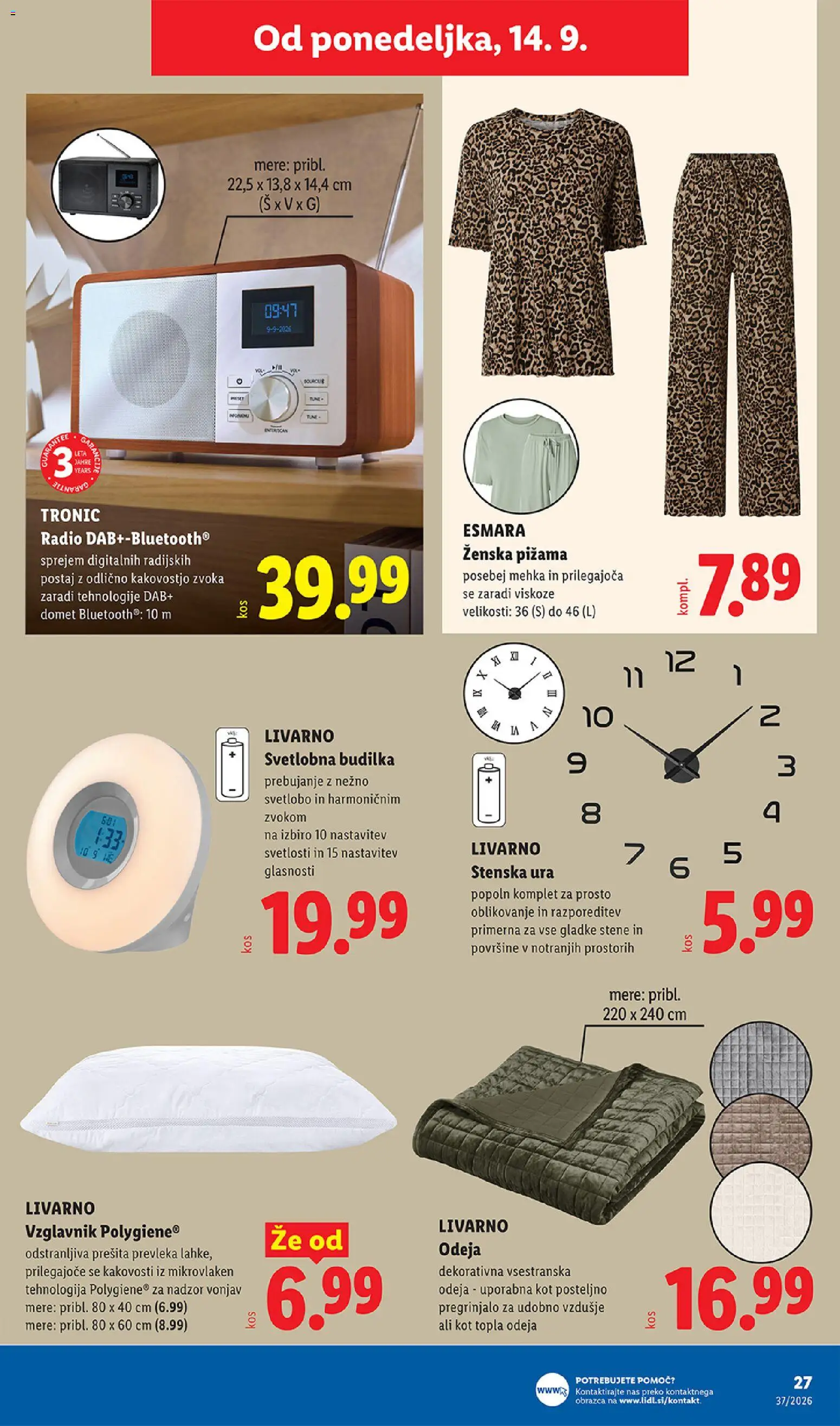 Novi Lidl katalog ponudbe – veljaven od 10.09.2026 | Stran: 49