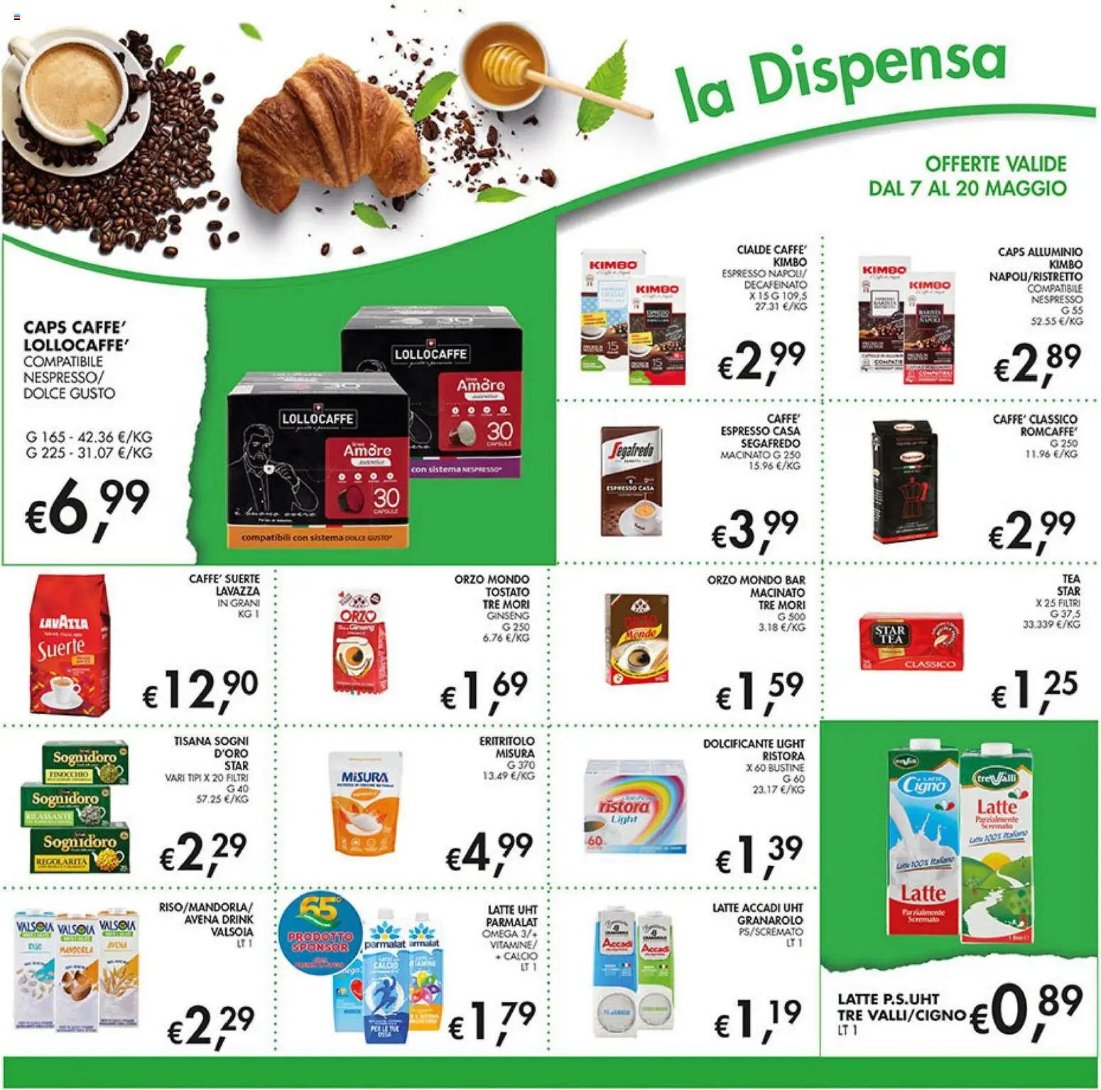 Volantino Coal del 07.05.2026 | Pagina: 20 | Prodotti: Dolcificante, Latte, Alluminio, Macinato