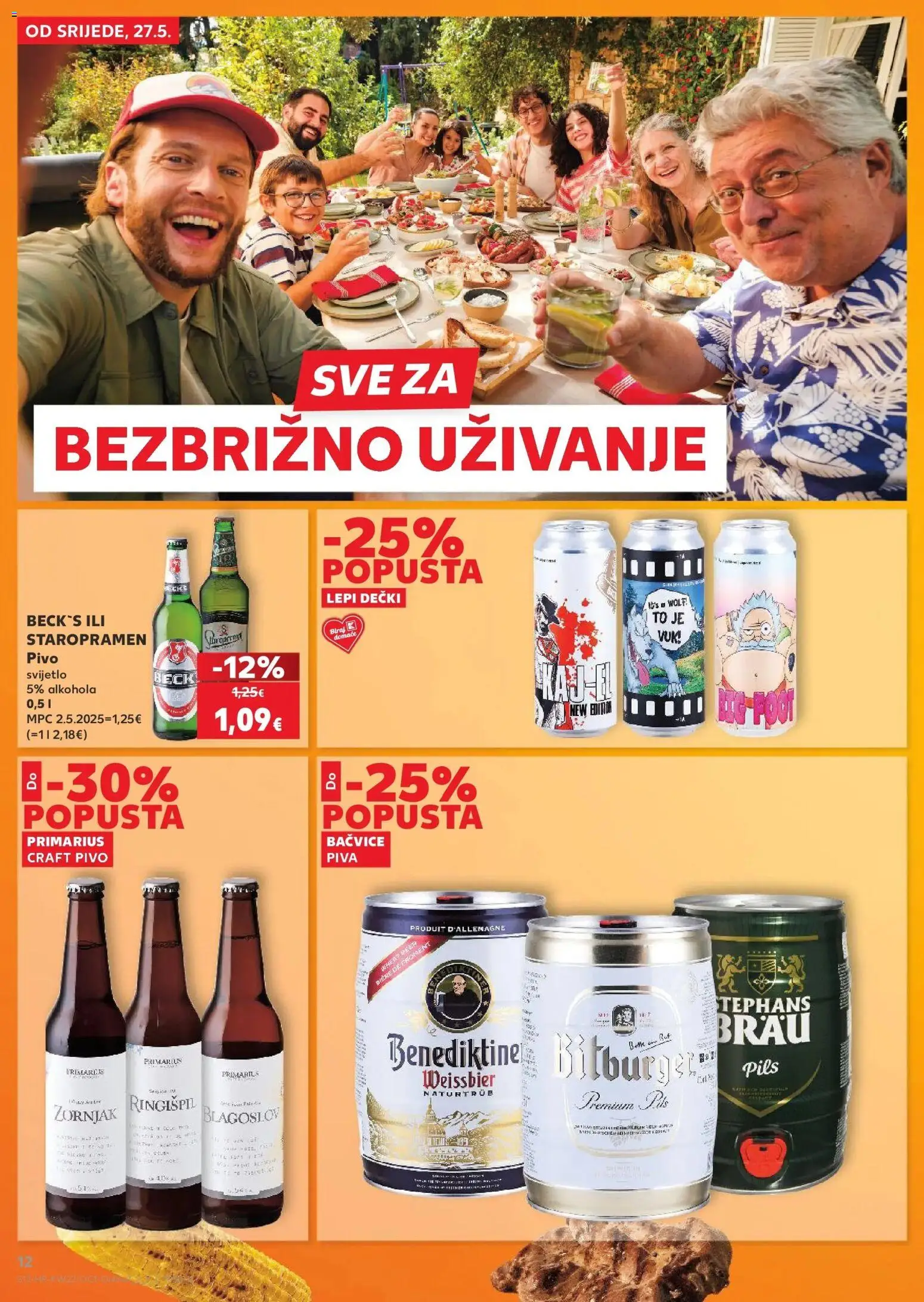 Kaufland katalog | vrijedi od 26.05.2026 | Stranica: 12 | Proizvodi: Staropramen, Pivo