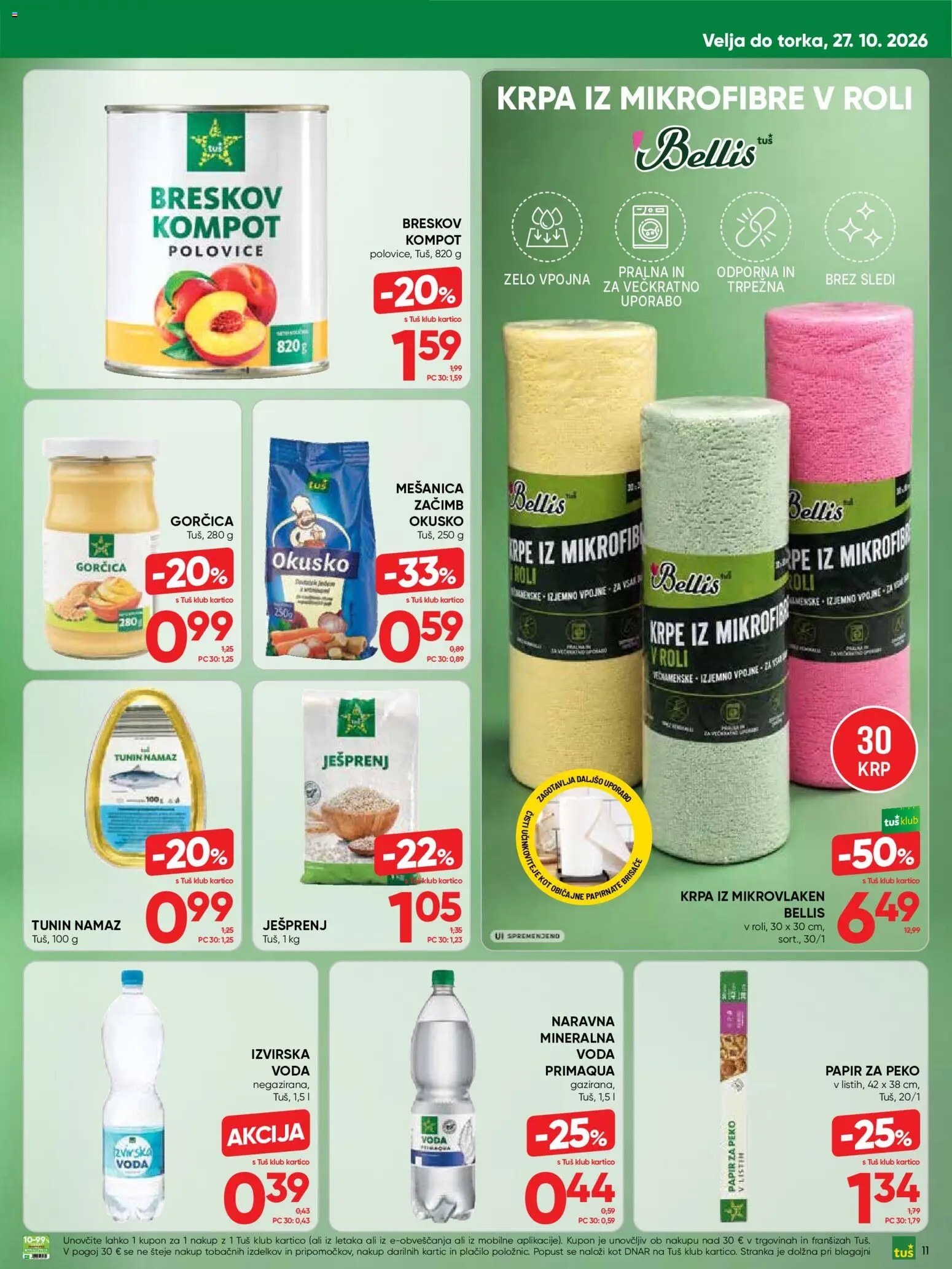 Novi Tuš katalog ponudbe – veljaven od 14.10.2026 | Stran: 11