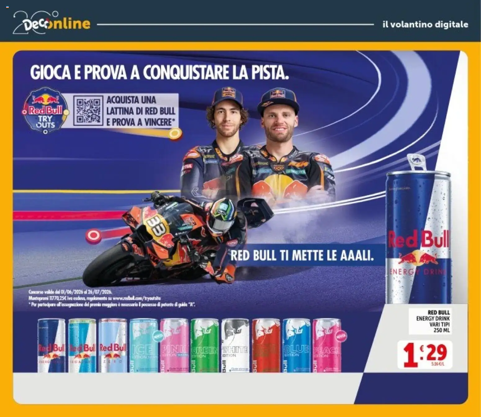 Volantino Decò del 08.06.2026 | Pagina: 29 | Prodotti: Tè, Red Bull
