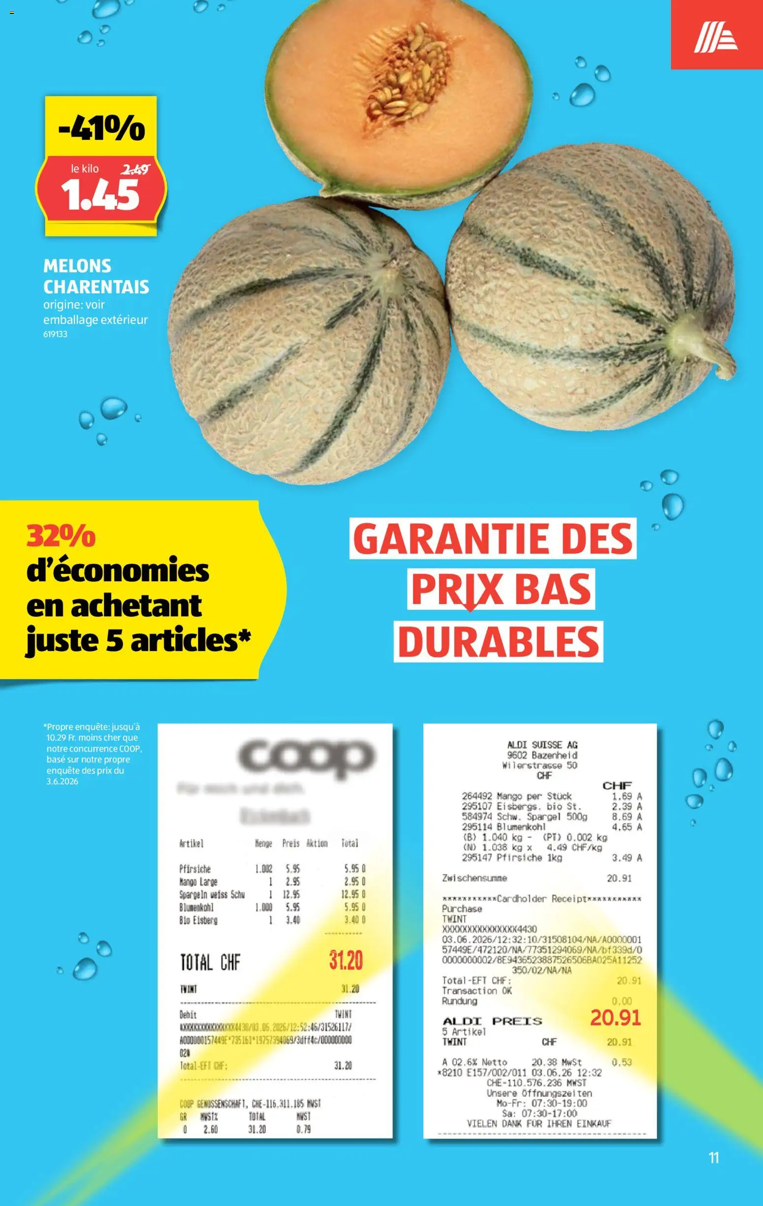 Aldi aktionen FR – gültig ab 09.07.2026 | Seite: 11 | Produkte: Spargel, Blumenkohl, Mango, TV