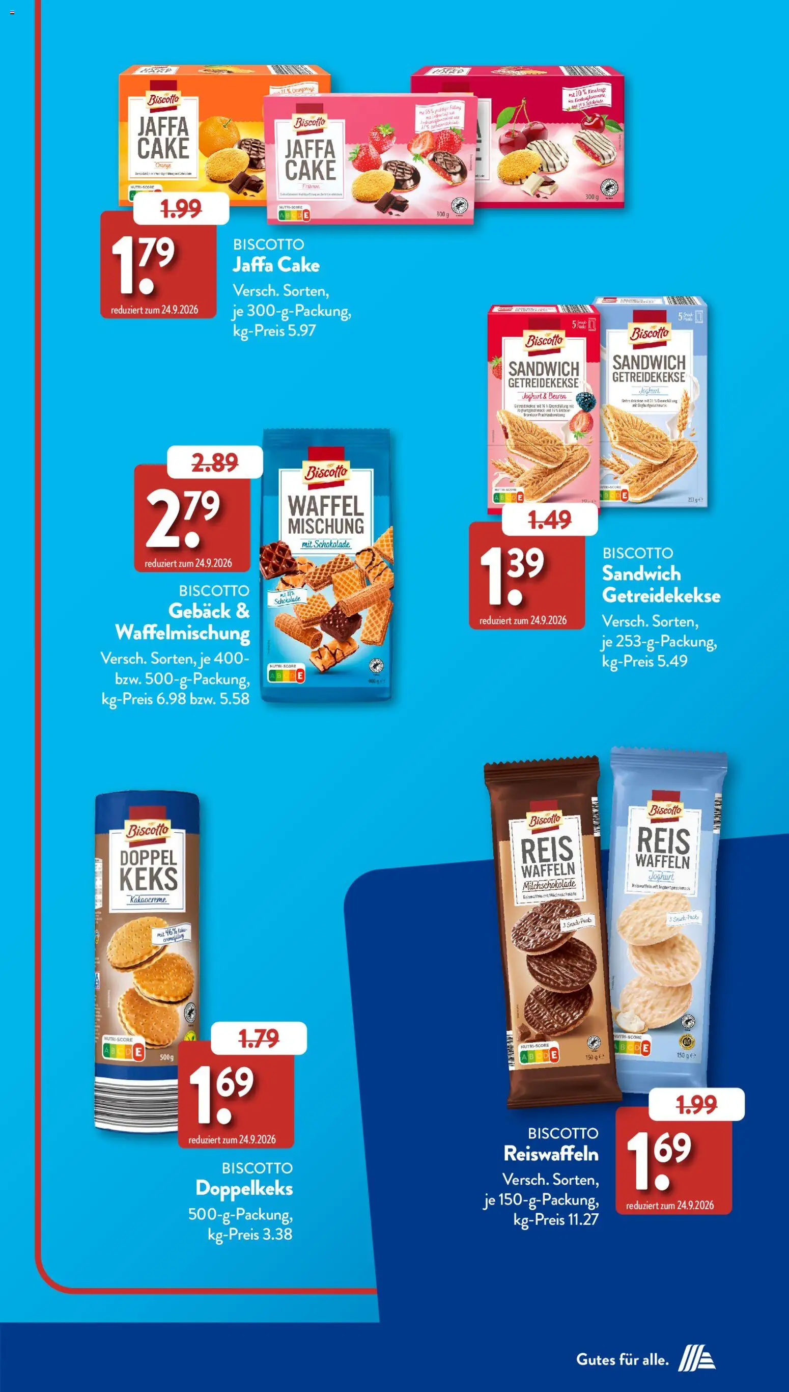 Aldi Süd Sonderprospekt – gültig ab 24.09.2026 | Seite: 3 | Produkte: Joghurt, Schokolade, Creme, Reis