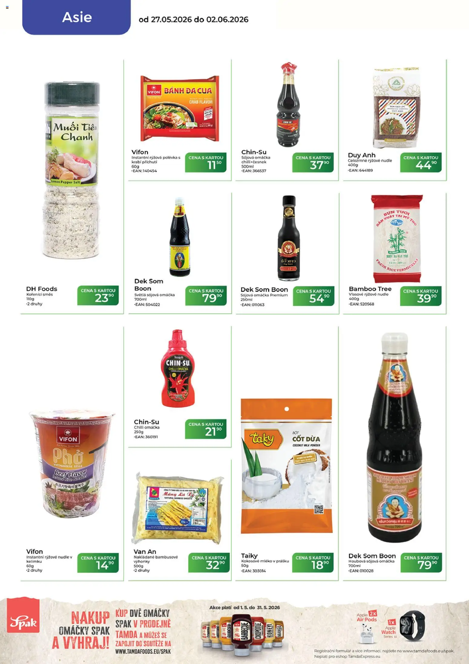 Tamda Foods leták od 27.05.2026 | Strana: 48 | Produkty: Kokosové mléko, Mléko, Rýžové nudle, Nudle