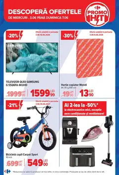 Ofertele Carrefour valabile de la 03.06.2026 | Pagină: 3 | Produse: Televizor, Dana kuşbaşı