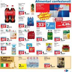 Anteprima del volantino Carrefour volantino Iper 50 prodotti al 50% valido a partire dal 29/09/2026 | Pagina: 21 | Prodotti: Pizza, Panna, Acqua, Red Bull