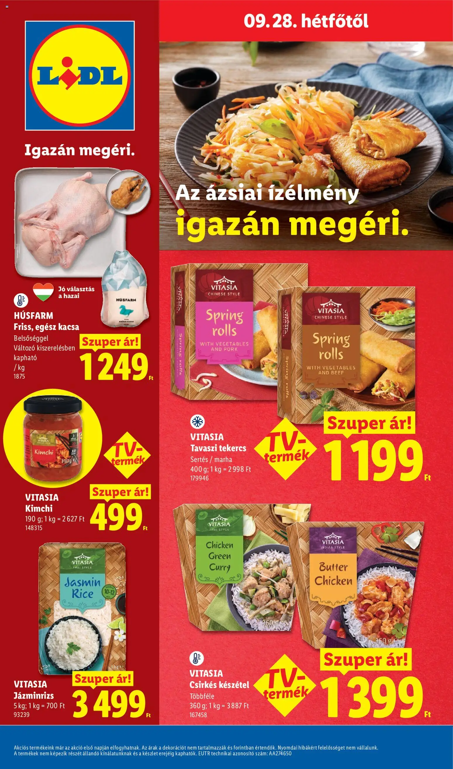 Lidl akciós ujság - amely érvényes a következő dátumtól: 2026.09.24. | Oldal: 60