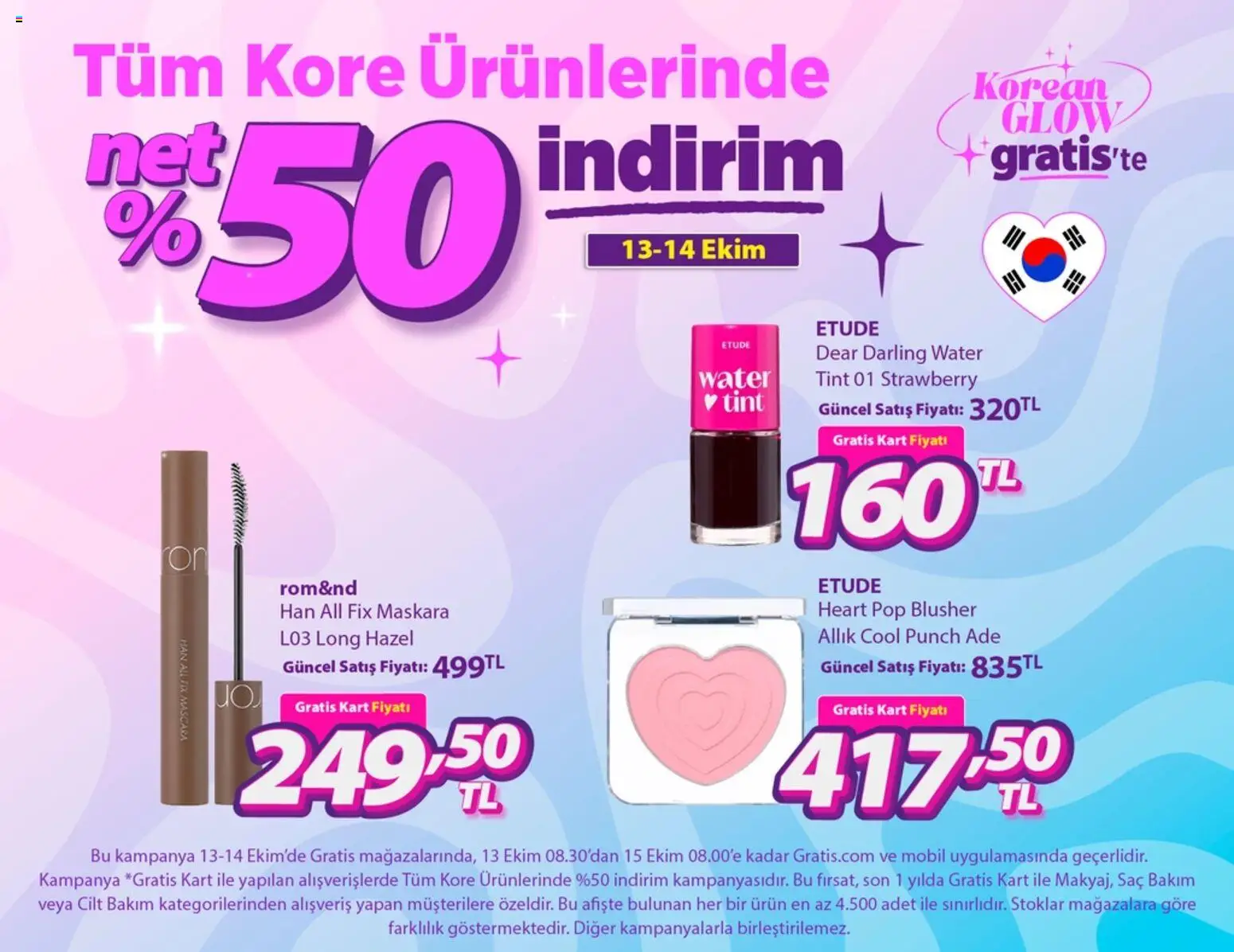 Gratis - Kore Ürünlerinde İndirim - 13 Ekim 2026 tarihinden itibaren geçerlidir | Sayfa: 2
