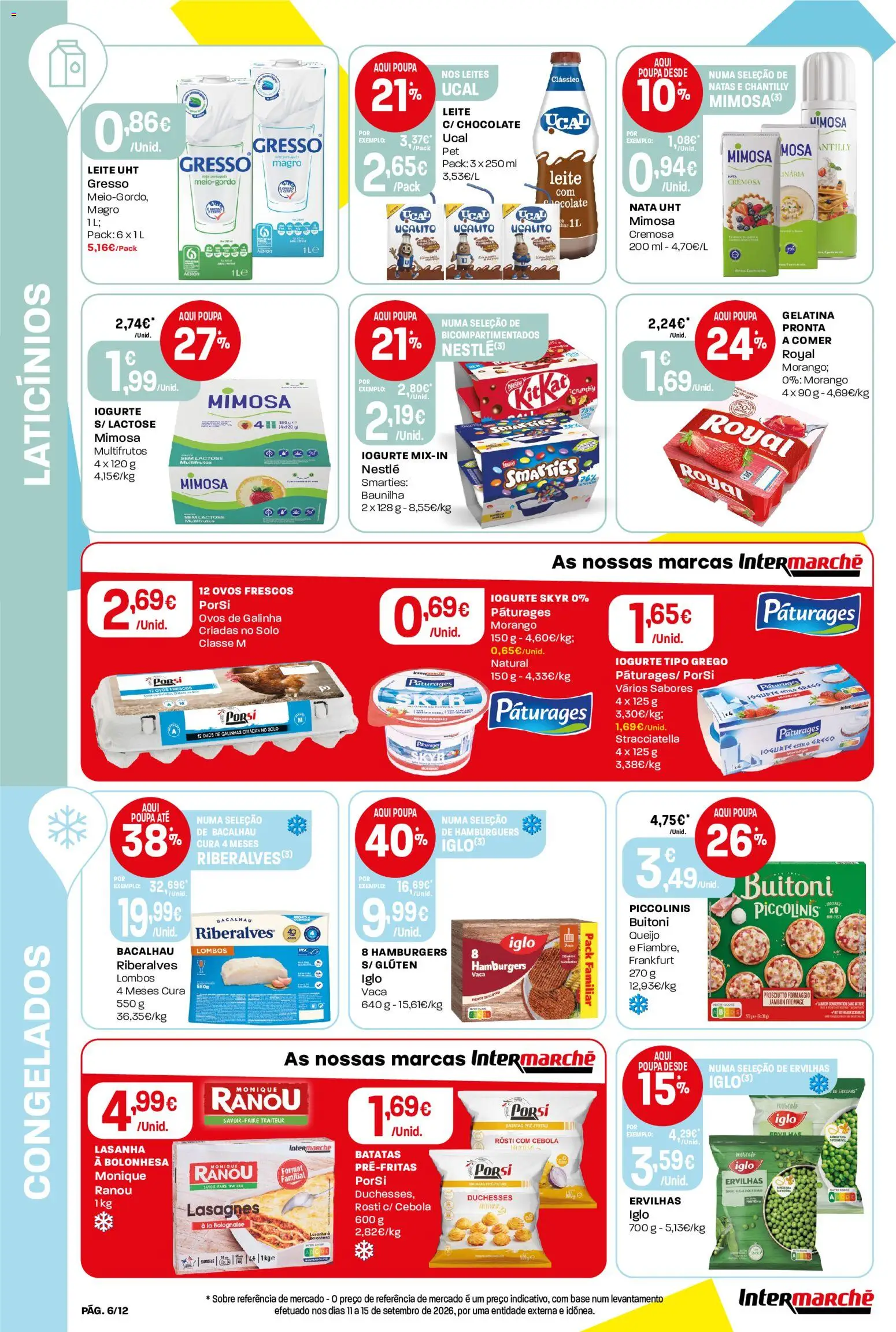 Intermarché folheto Mini │ válido de 29/10/2026 | Página: 6 | Produtos: Baunilha, Base, Laticínios, Nestlé